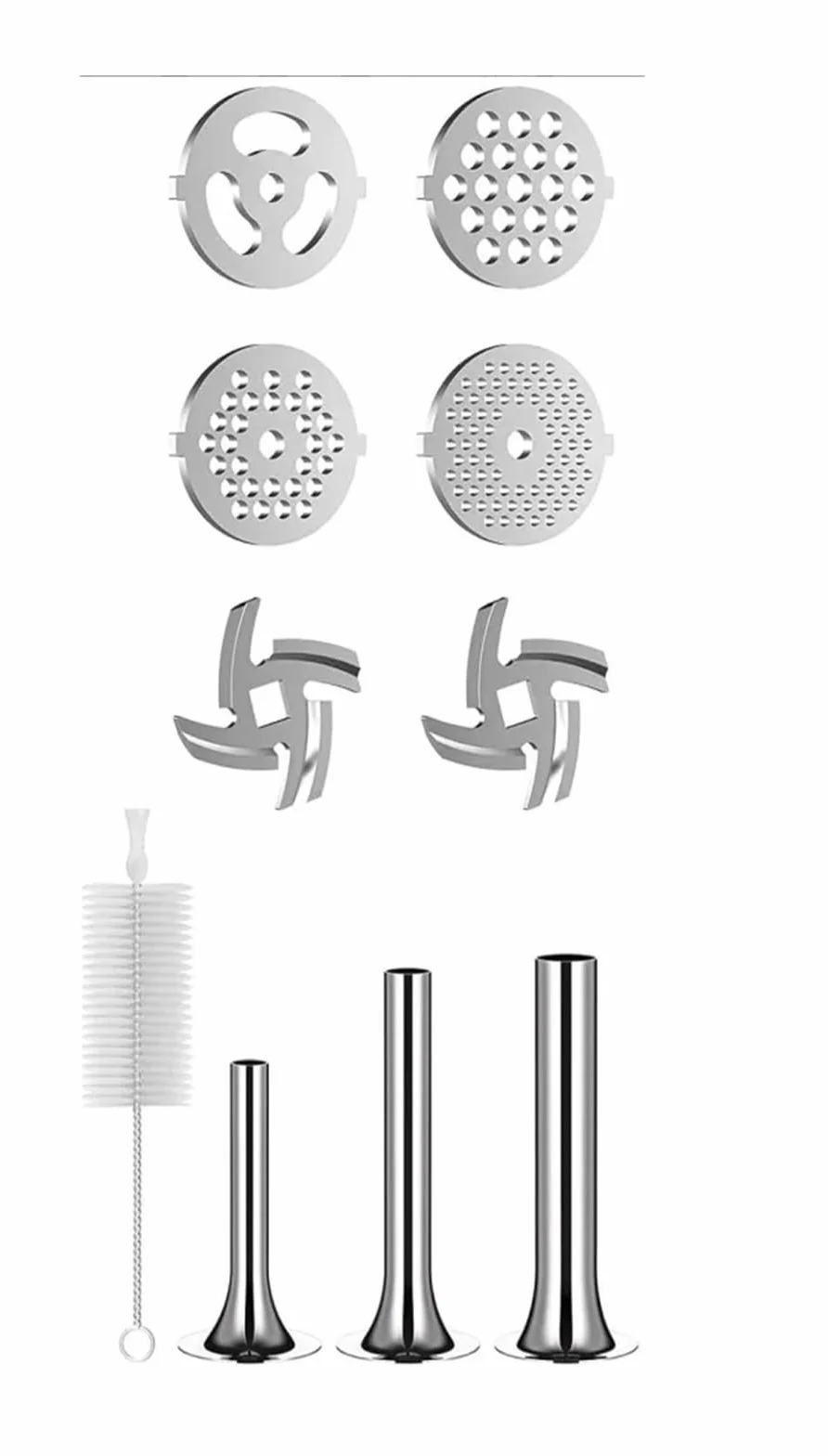 Compatible Con KitchenAid, Accesorio For Cuchillas For Picadora De Carne, Accesorios For Embutidor De Salchichas, Compatible Con KitchenAid, Batidora De Pie, Picadora De Carne Totalmente De Metal