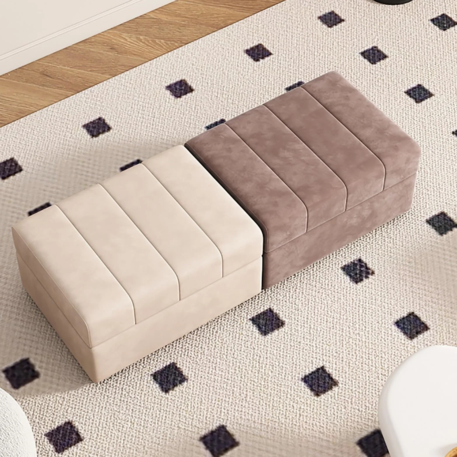 LUUYYI Banco de almacenamiento moderno de madera maciza para entrada, diseño de gama alta, elegante sofá pequeño, solución para el hogar (gris oscuro, 110 cm)