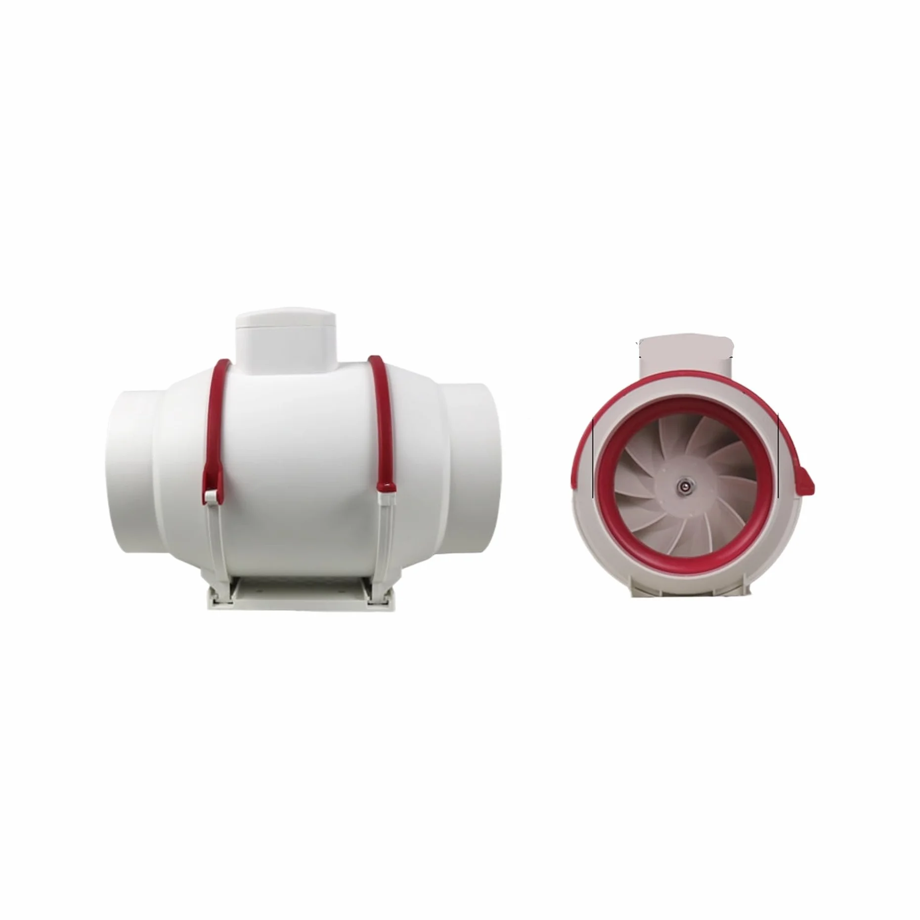 Extractor de tubo PVC 100/150 con refuerzo flujo diagonal(6 inch 150p)