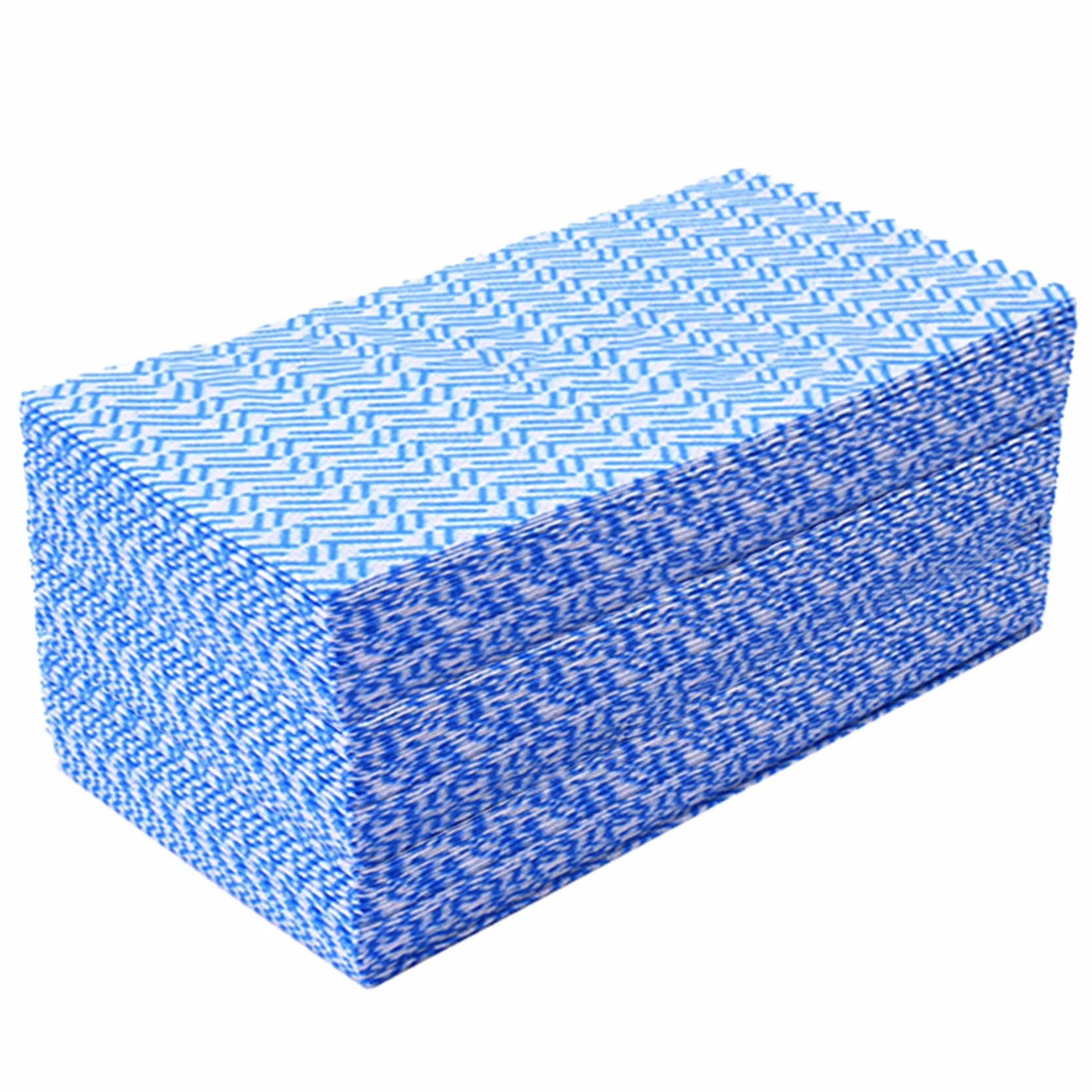 KMAKII Paquete de 80 paños desechables de limpieza reutilizables resistentes para cocina, 11.8 x 20 pulgadas, color azul