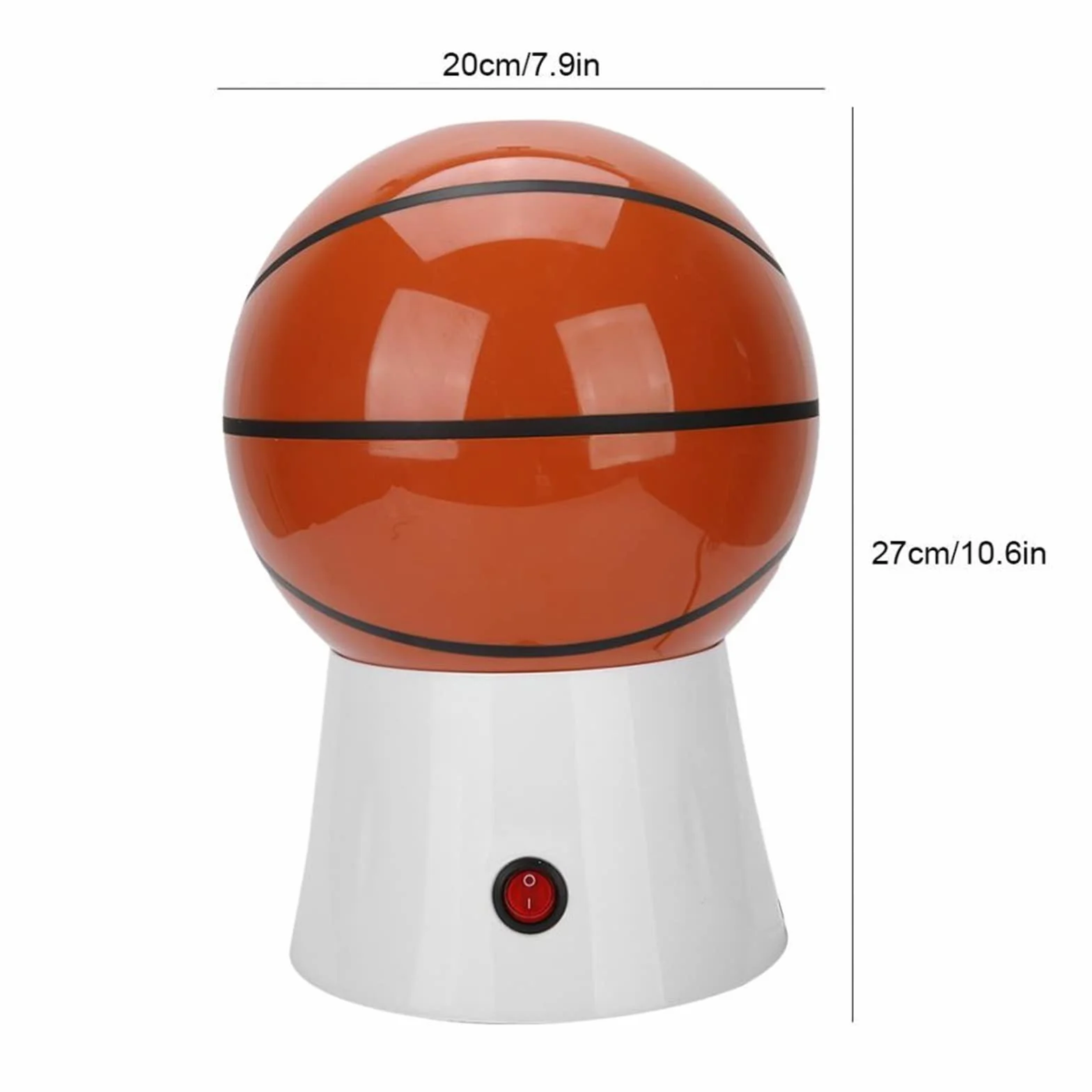 Máquina de palomitas de maíz Máquina para hacer palomitas de maíz de aire caliente 1200 W Forma linda Mini máquina eléctrica de maíz para hacer palomitas de maíz (color: solo pistola de