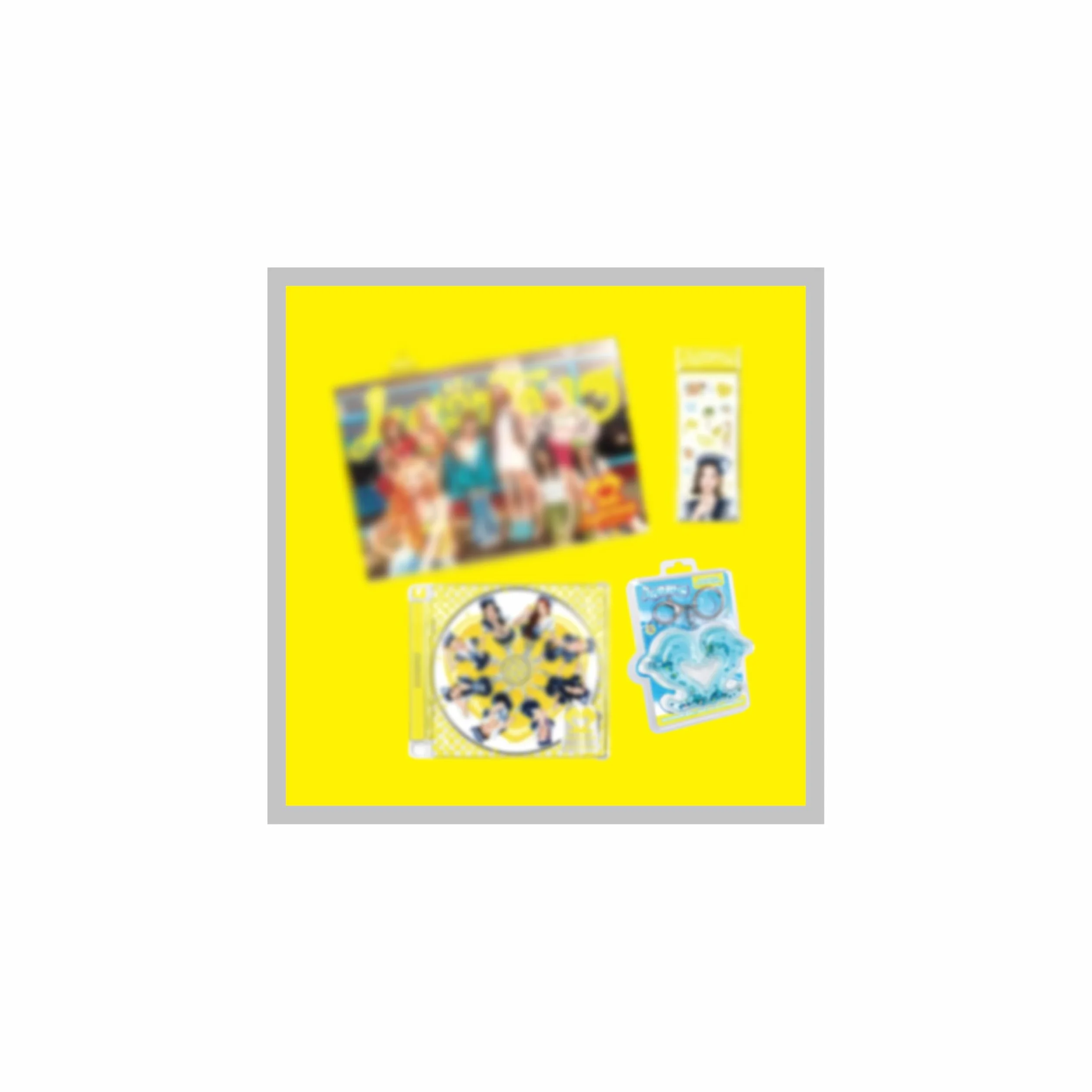 (Juego de 4 versiones: 1 libro de fotos, 1 pegatina, 1 llavero y 1 estuche) Hearts2Hearts Lemon Tang 2.º miniálbum con seguimiento H2H