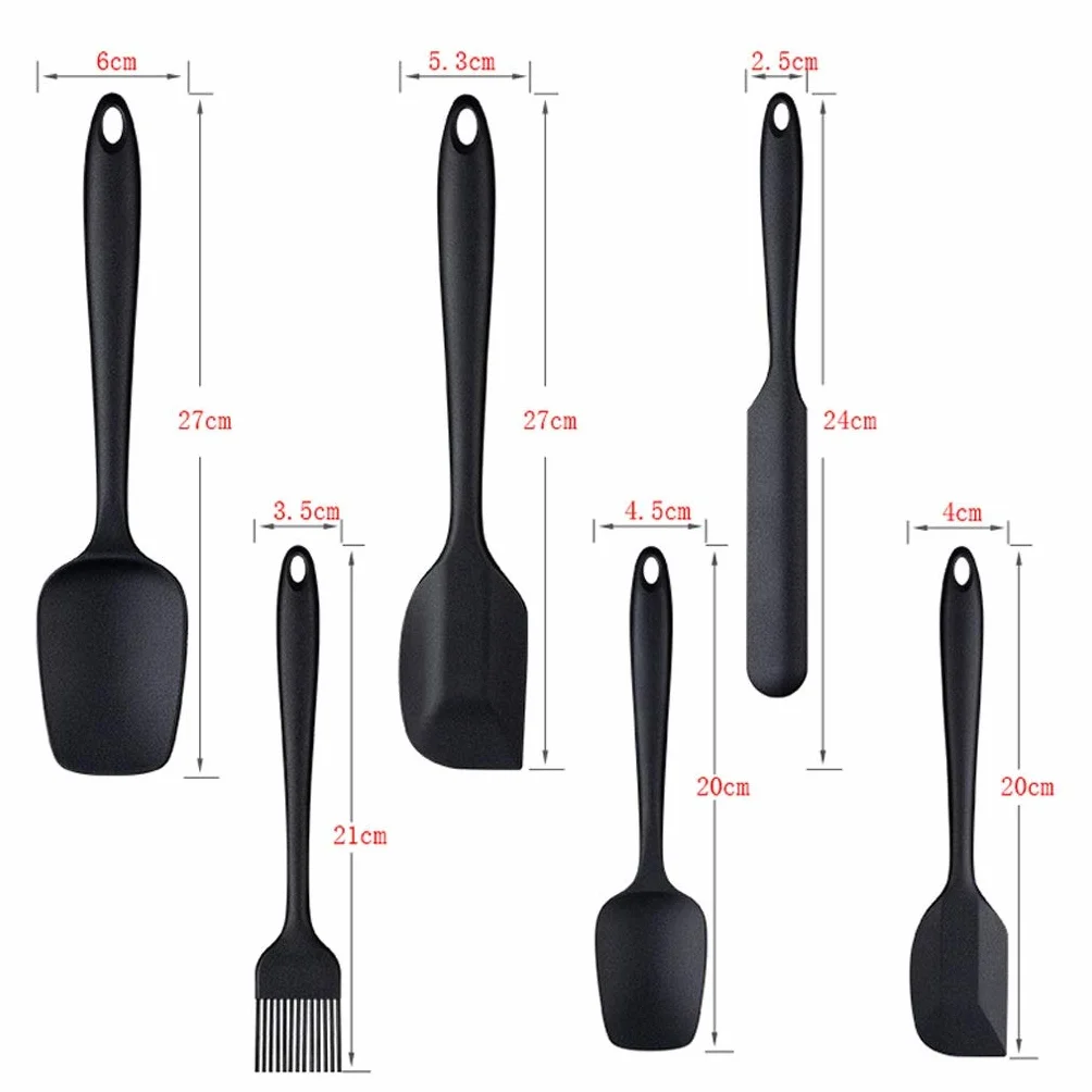 Juego de espátulas para Utensilios de Cocina, 12 Uds., raspador, Cuchara, Cepillo, Silicona Suave, Accesorios de Cocina para Hornear, Utensilios de Cocina (Verde)