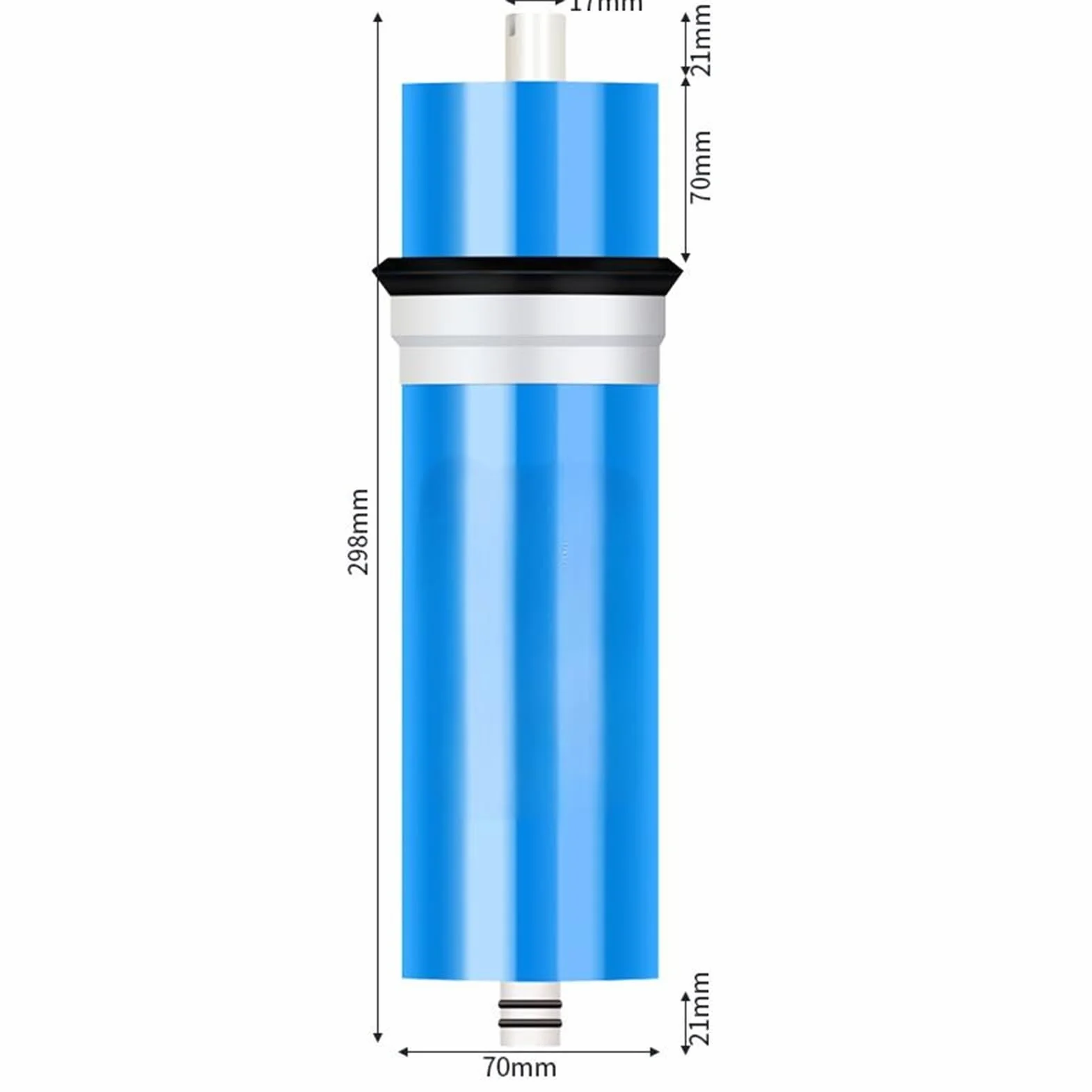 Membrana de ósmosis inversa 3012-600GPD, 3 piezas, 600, 3" x 13", repuesto compatible en el sabor del agua. Fácil instalación
