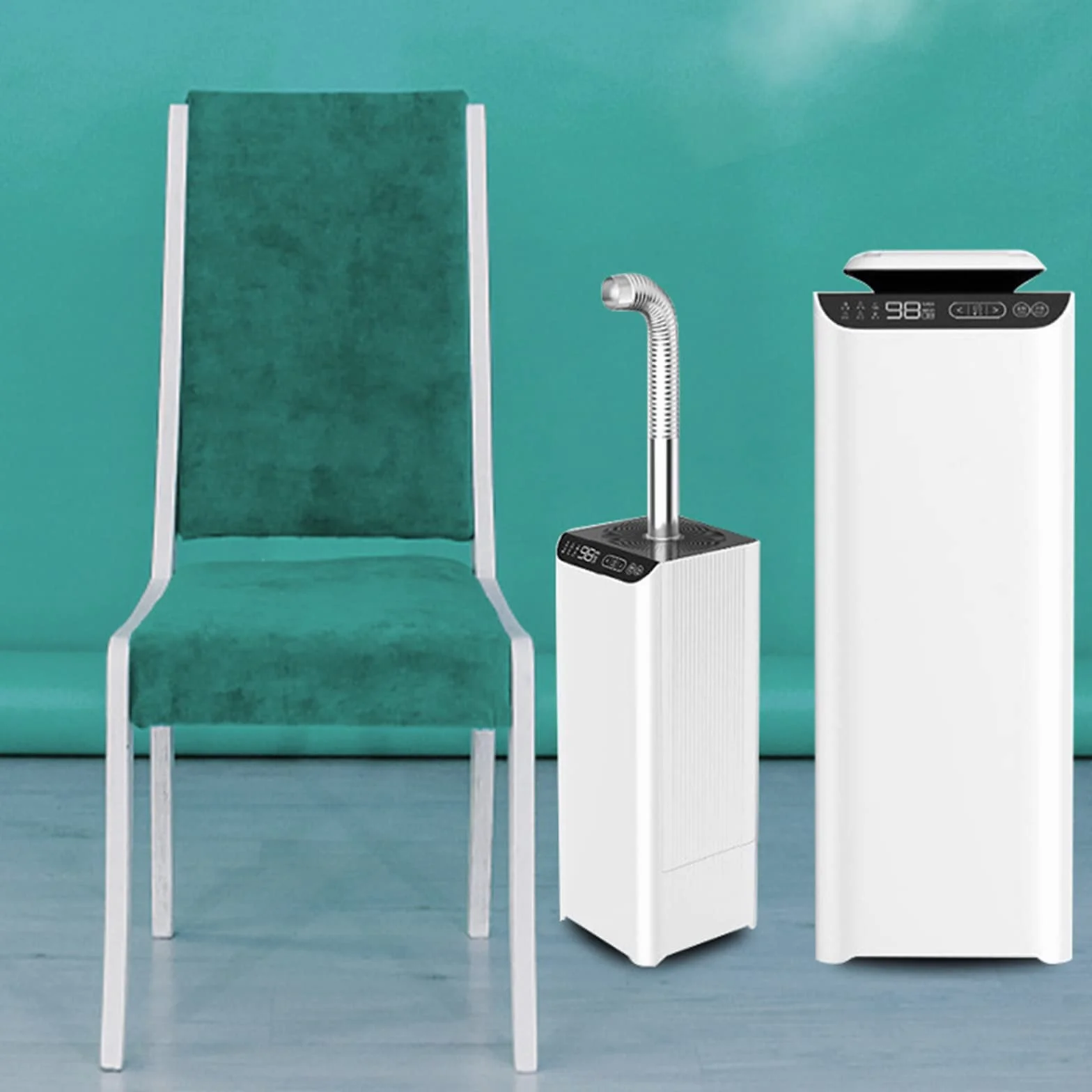 Humidificador, Humidificador de Vapor frío de 13 L, Humidificador de Escritorio, Modos de rociado, Apagado automático, Humidificador de Aire súper silencioso para Dormitorio, automóvil, O