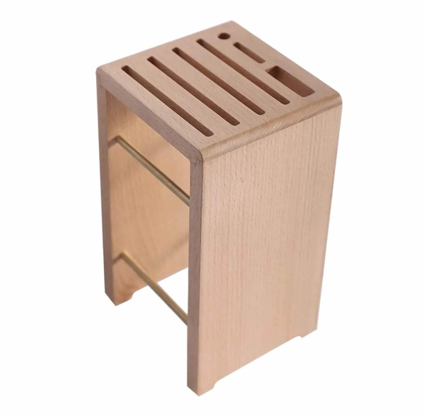 Bloque Cuchillos Cocina Soporte Multifuncional para Cuchillos, Soporte para Cuchillos De Cocina De Madera, Soporte para Herramientas, Accesorios De Cocina(B)