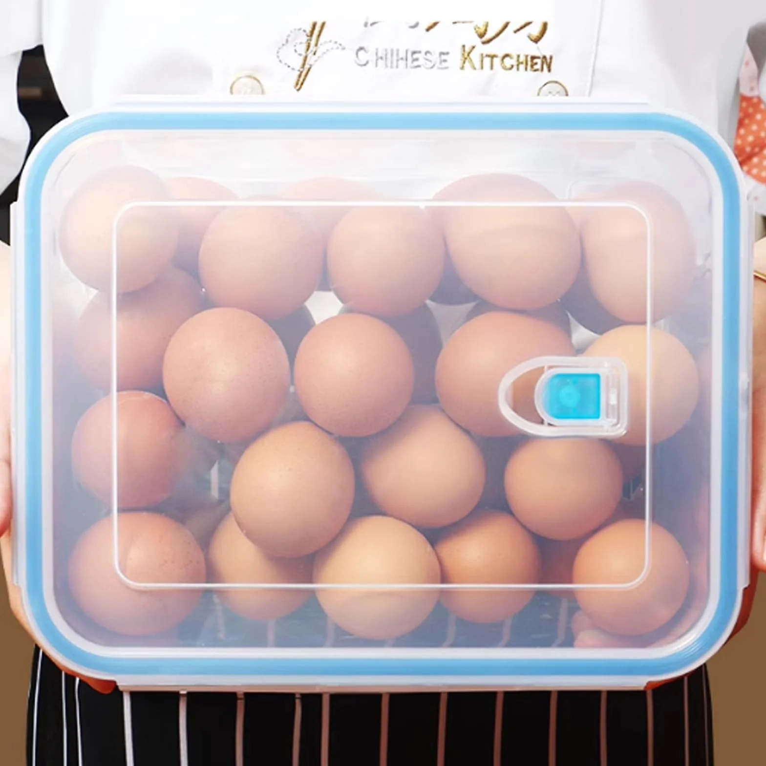 Recipientes grandes de vidrio para almacenamiento de alimentos de 3,175.1 g con tapas herméticas, tamaño familiar, extragrande, para hornear, con cerradura de marinado, cuencos de vidrio