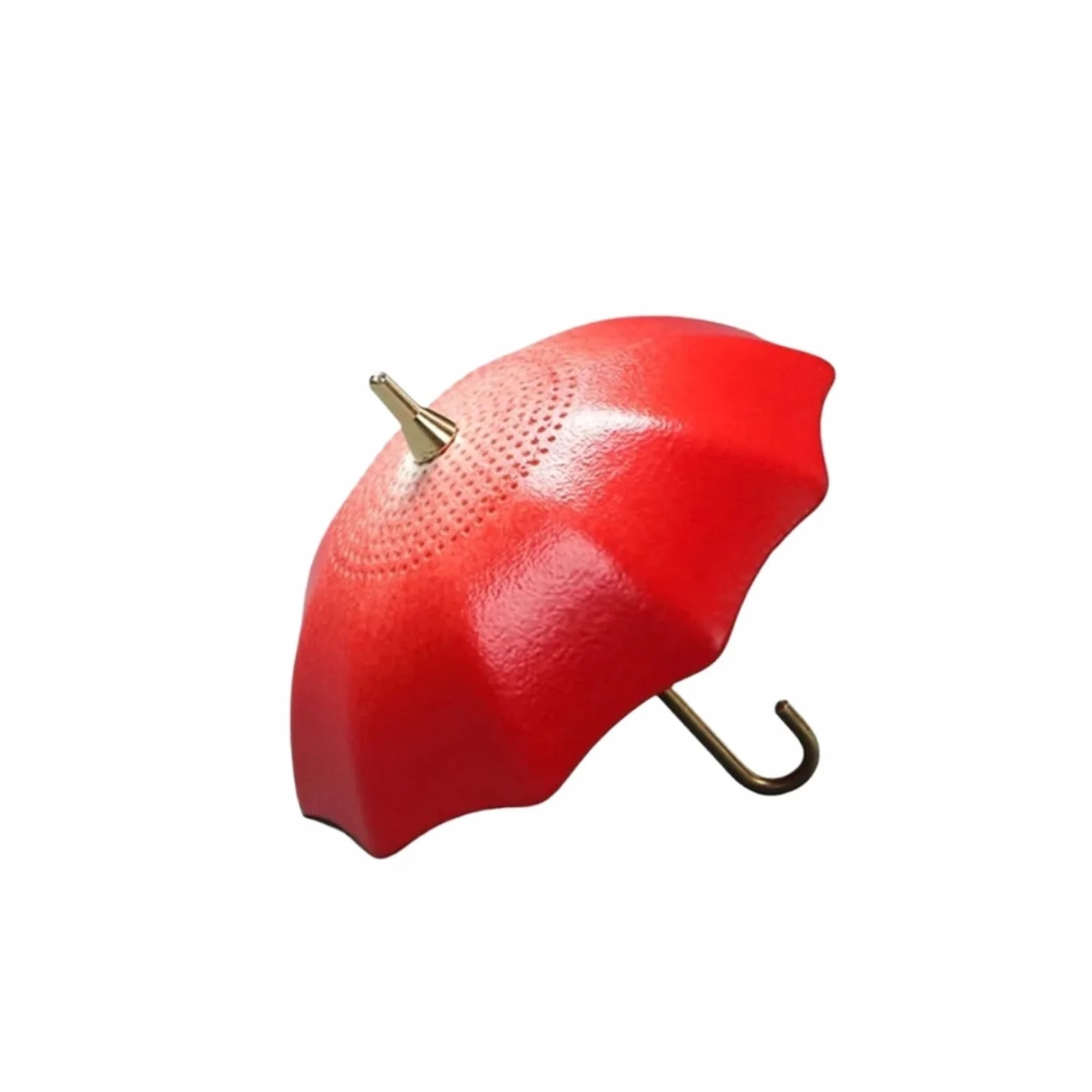 colador cerámica Paraguas de cerámica malla fina, filtro té, Infusor Color sólido Vintage, colador integrado, sala para Hogar y Oficina(Red)