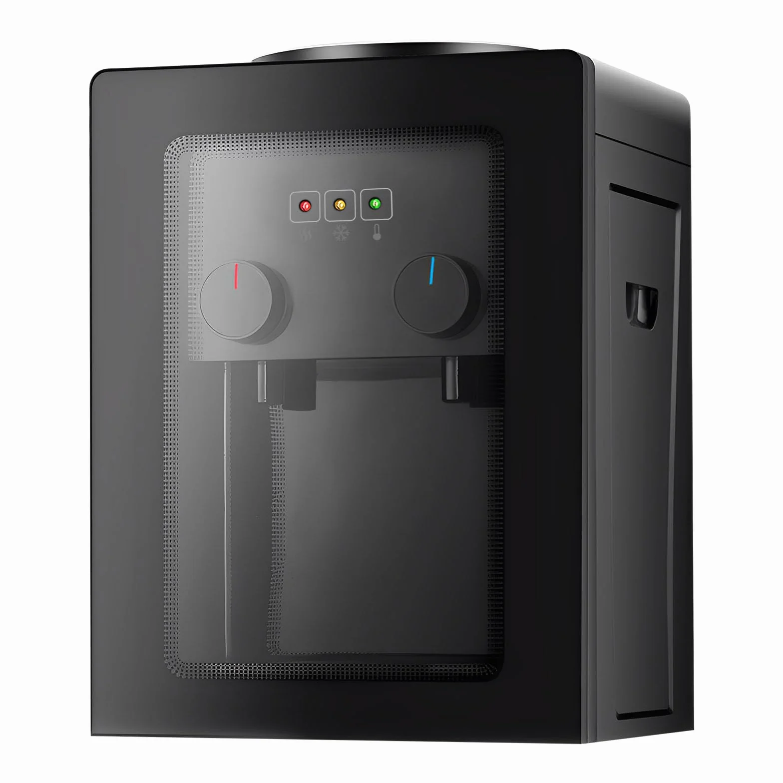 Dispensador de agua, dispensador de bebidas, agua fría y caliente, drenaje de agua con un solo clic, dispensador de agua de mesa, compatible con 3,5 l, 5 l, 10 l y cubo de agua de 18,9 l, 220 V, 50 Hz