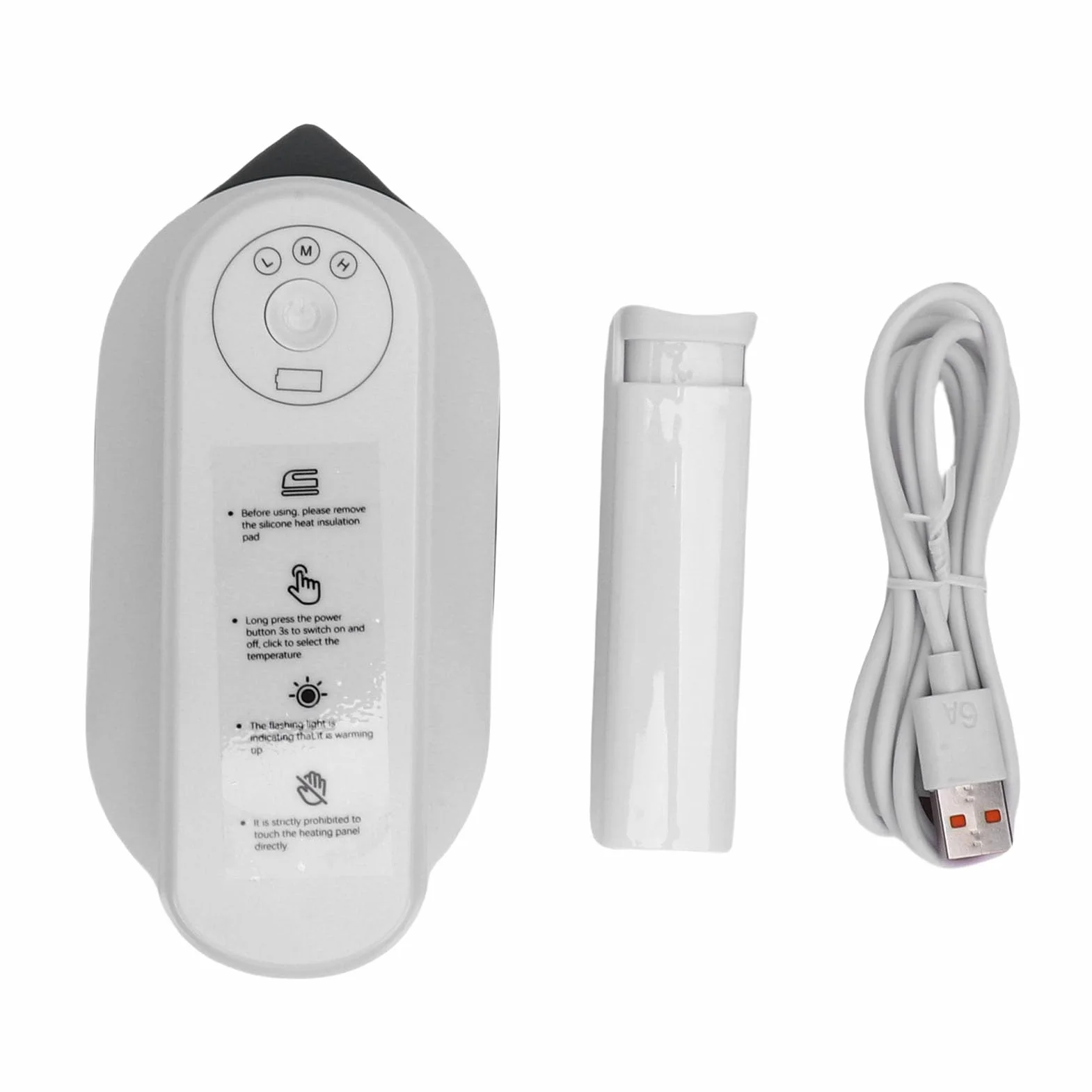POENVFPO Plancha eléctrica inalámbrica, plancha de viaje portátil con 3 ajustes de temperatura, calentamiento rápido en 30 segundos, batería de 5000 mAh para una rápida eliminación de arrugas