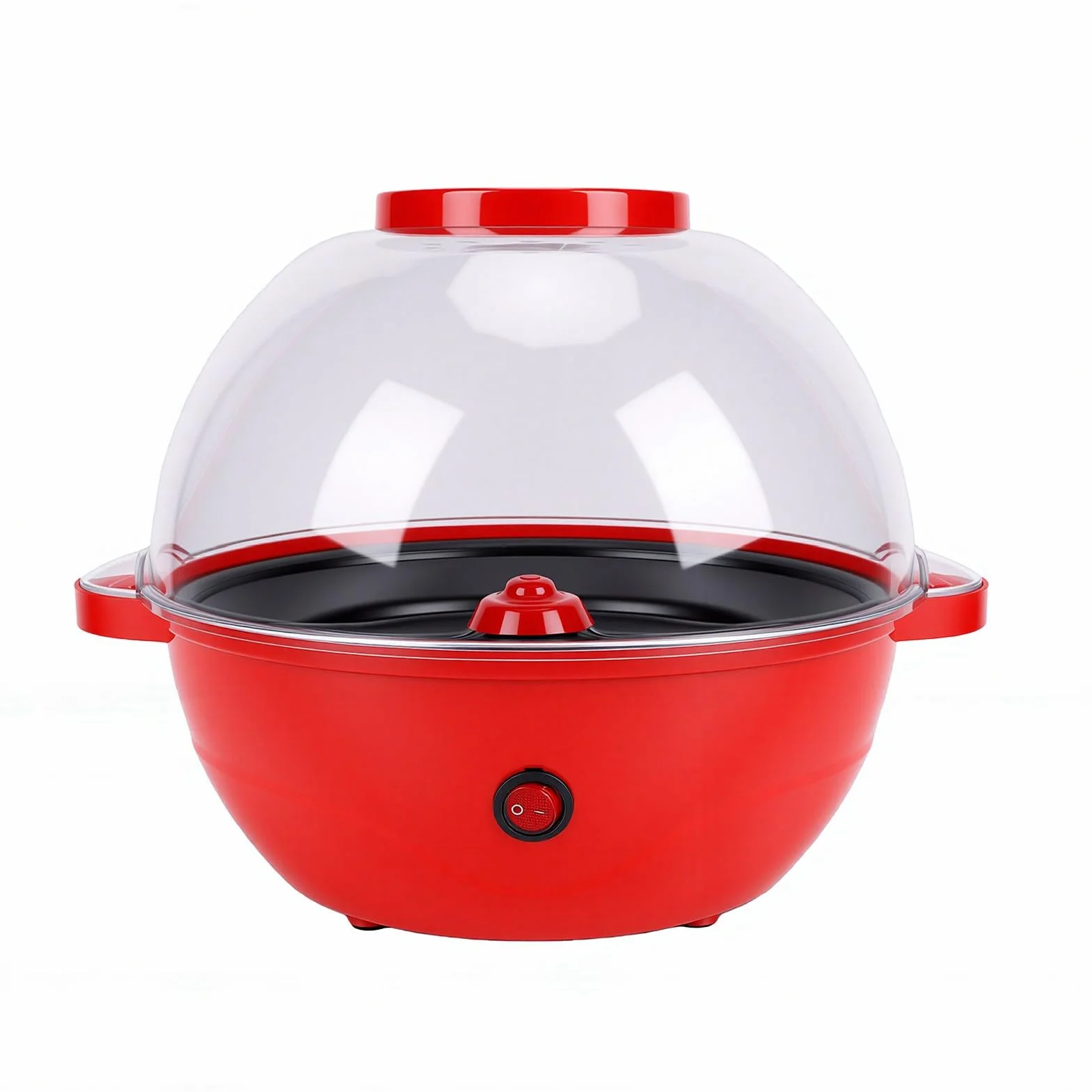 Potente Máquina de Palomitas de Maíz de 500 W, Agitadora Eléctrica, Gran Capacidad de 2,5 L, Hace Palomitas de Maíz en 4 Minutos con Opciones Dobles para Agregar Mantequilla, (Enchufe