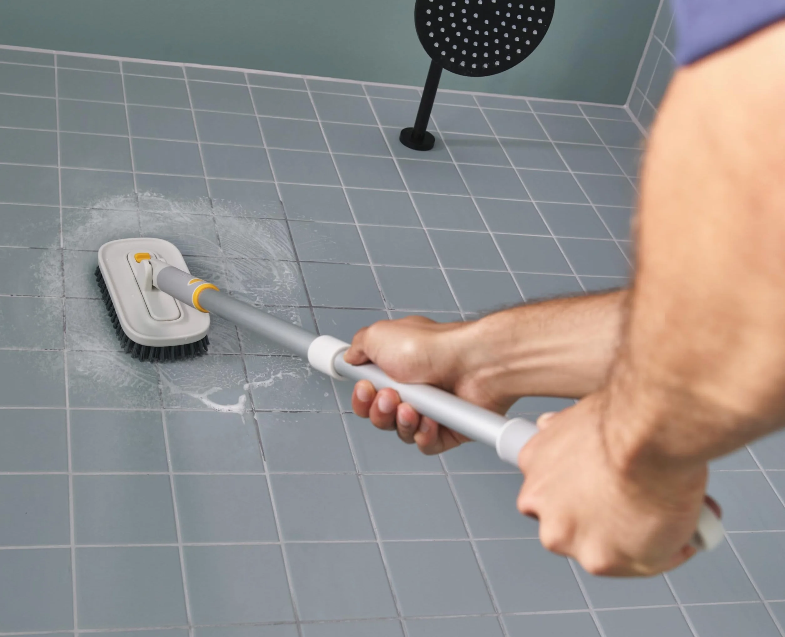 Joseph Joseph CleanTech Set 2 Cepillos Limpieza Detalle Azulejos Lechada Cerdas V Mango Antideslizante
