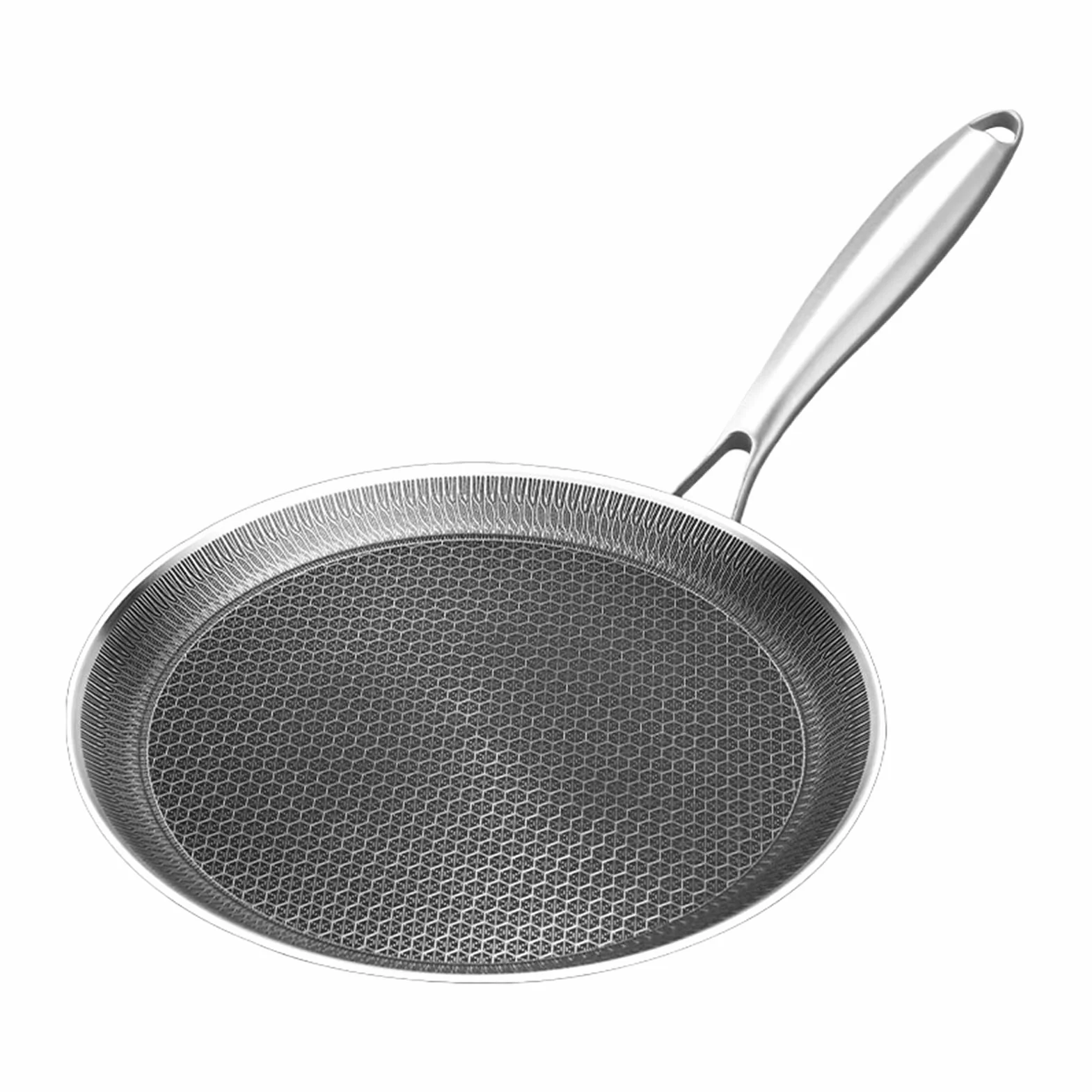 Sartén para panqueques - Sartén para crepes | Utensilios de cocina grandes para barbacoa de 24 cm, máquina de desayuno, máquina de tortilla de desayuno, cocina eléctrica de gas