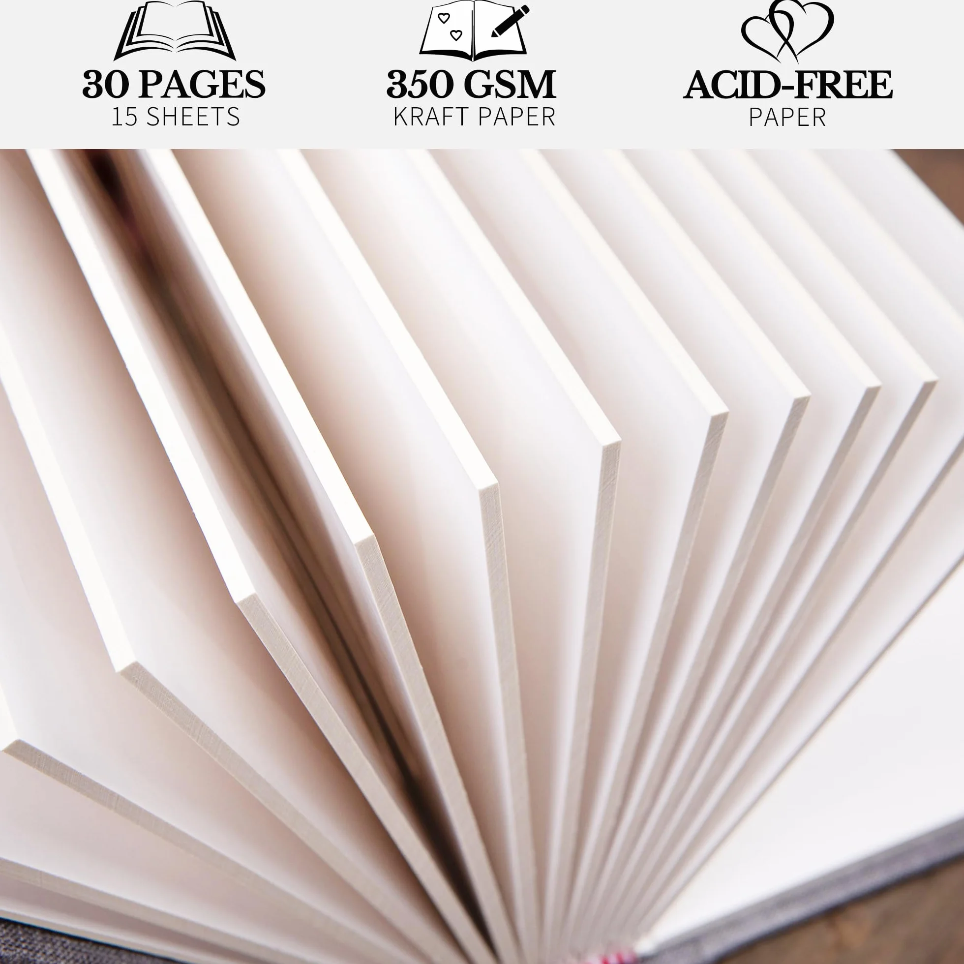 Pssoss Álbum de fotos pequeño de 10 x 15 cm con espacio para escribir, para 30 fotos, ideal para álbum temático de boda y álbum de fotos de bebé, color gris