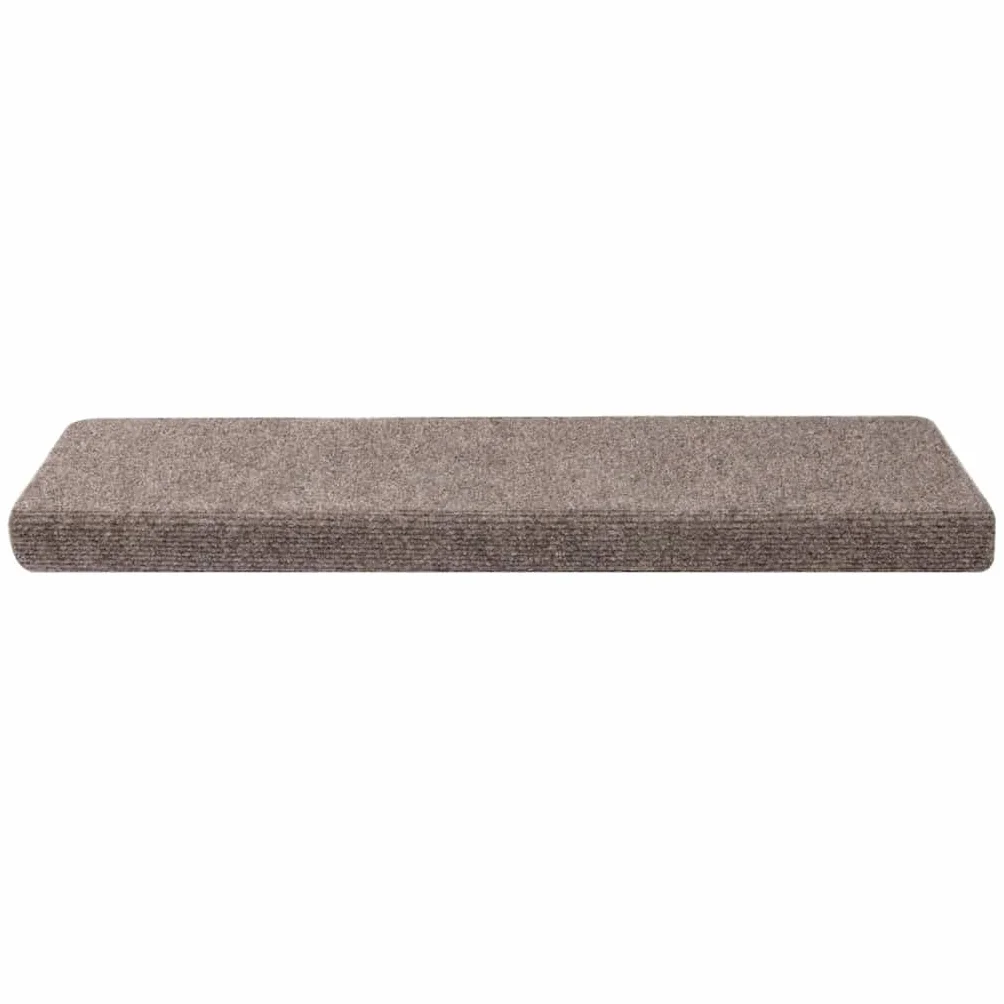 Alfombrillas autoadhesivas para escalones, 30 unidades, color beige, 65 x 21 x 4 cm, borde rectangular, antideslizantes, con aislamiento acústico de pisadas y pisadas, para escaleras de madera