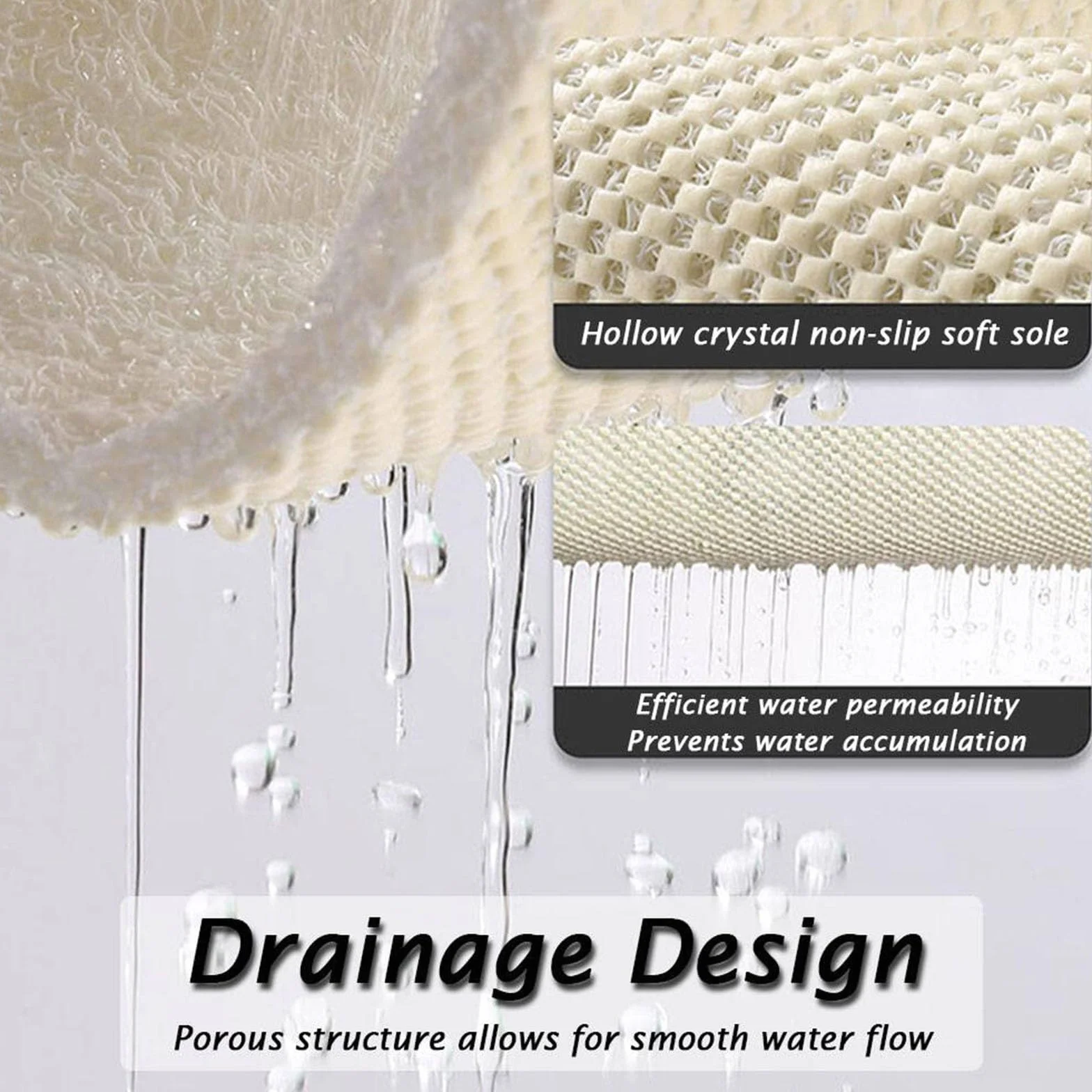 Alfombra de Bañera Antideslizante, Huella de Gato Suave PVC Lufa Alfombras Ducha con Drenaje, Secado Rápido Almohadillas para Bañera, Baño, Cuarto de Lavado (Naranja Oscuro,100x100cm)