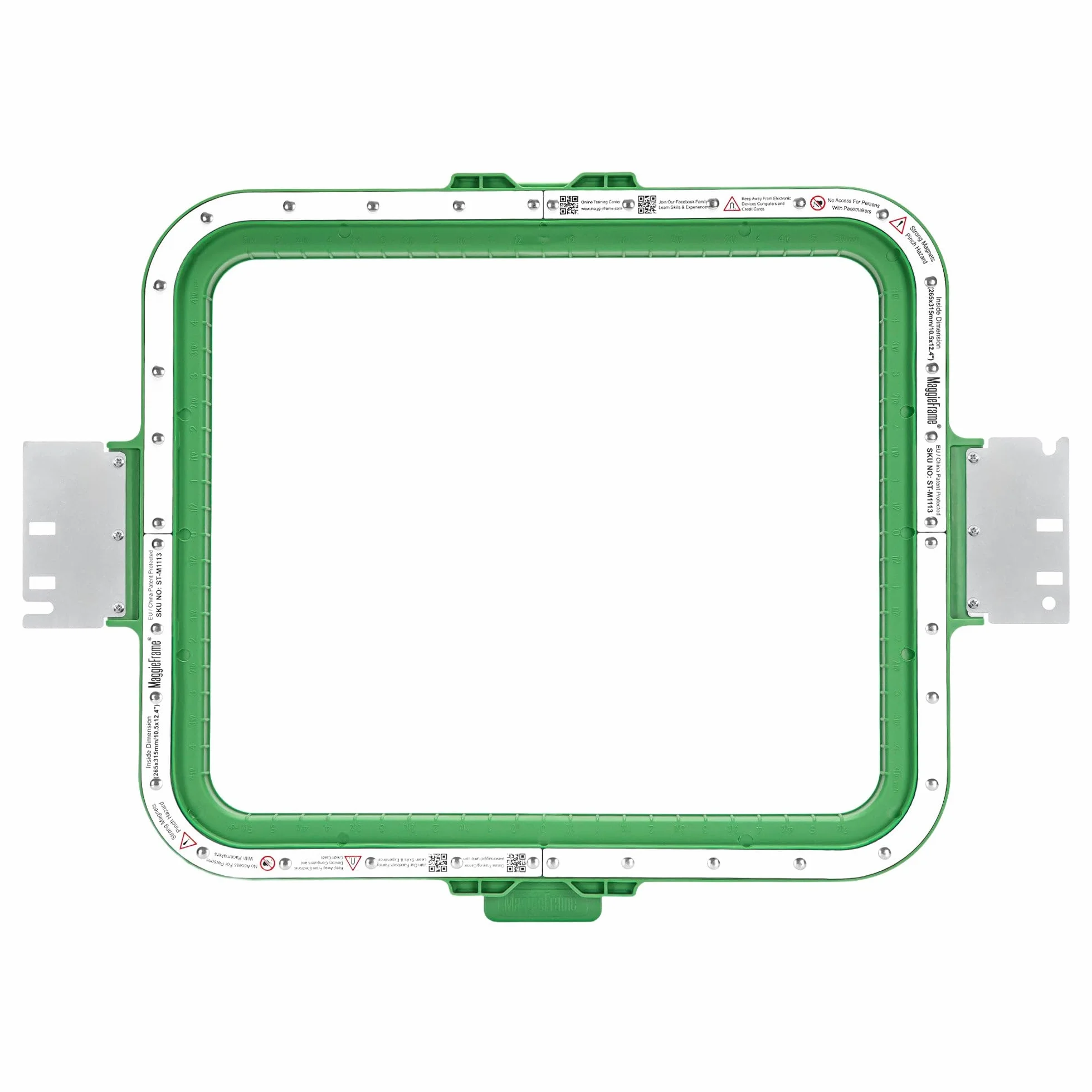 Brewland Bastidor de bordado magnético 265x315mm para Melco SUMMIT EMT16 X | Compatible con Melco Amaya, EMT16; 10.5x12.4inch