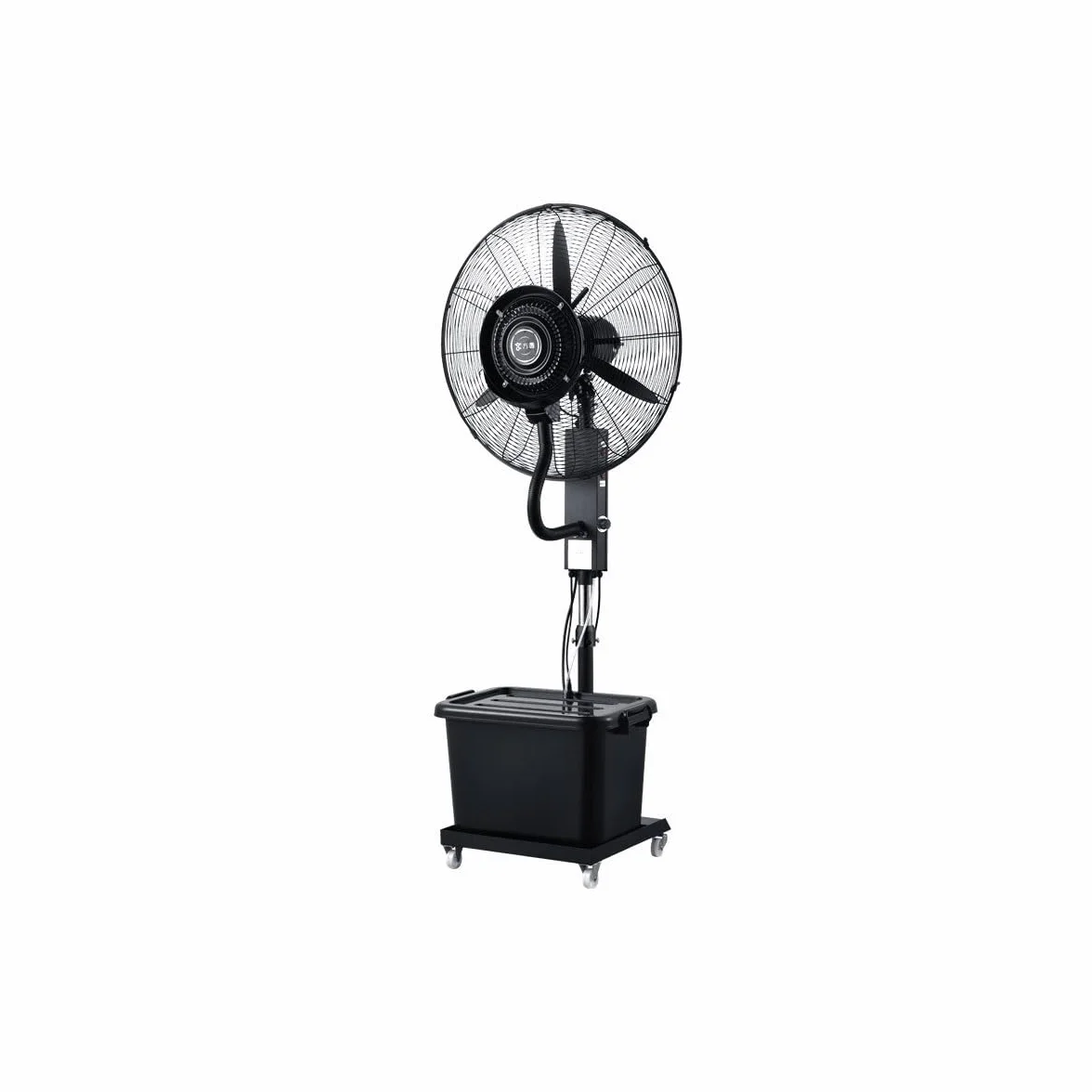 Ventilador de Pie para Exteriores, Ventilador Industrial Potente | Resistente al Polvo y Agua, Ventilador de Alta Velocidad para Garaje, Gimnasio, Taller, Terraza y Grandes Naves Industriales