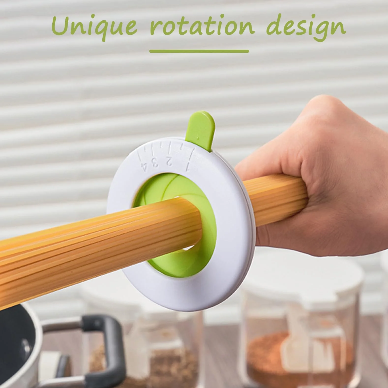 Medidores para Pasta Precisos con Diseño Rotativo 2 Piezas