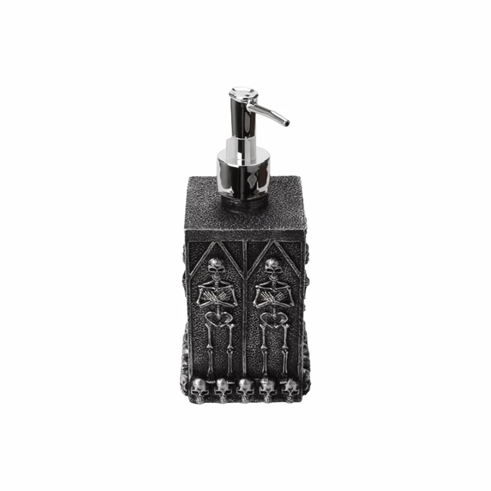 Dispensador de jabón de Resina, Bomba de jabón con botón pulsador de Gran Volumen, dispensador de loción Recargable, 16oz/460ml, encimera de baño, Cocina