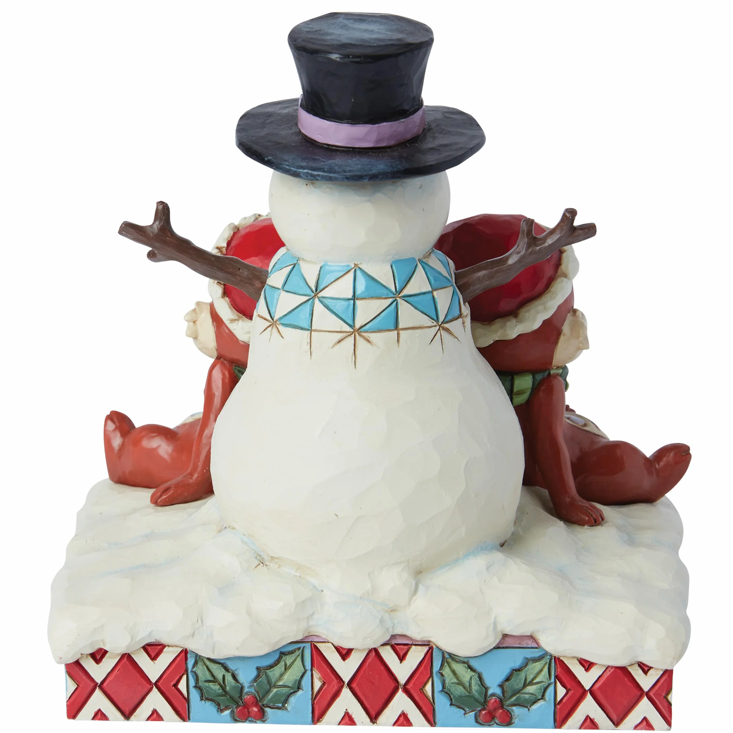 Enesco Jim Shore Chip & Dale Figura de muñeco de Nieve