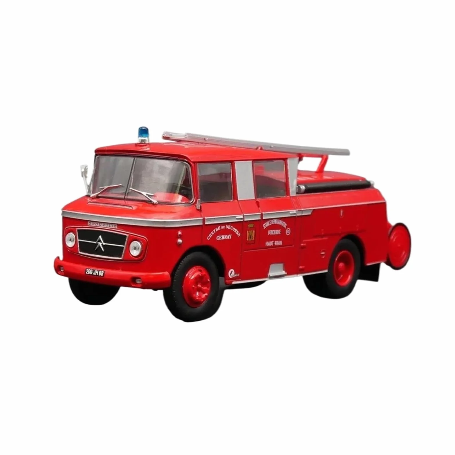 1 43 para Citroën 46 CD Heuilez - Modelo De Coche Aleación con Aspersor Bomberos Miniatura de colección