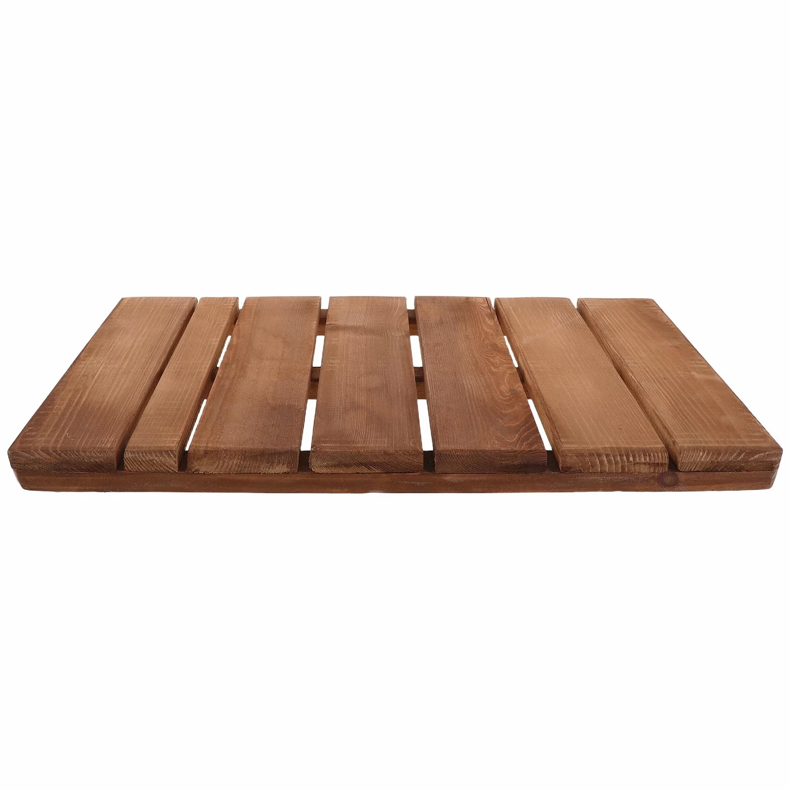 Cabilock Alfombra de Baño Antideslizante de Madera para Suelo de Ducha Instalación Flexible y Transpirabilidad Adecuado para Hoteles y Puertas