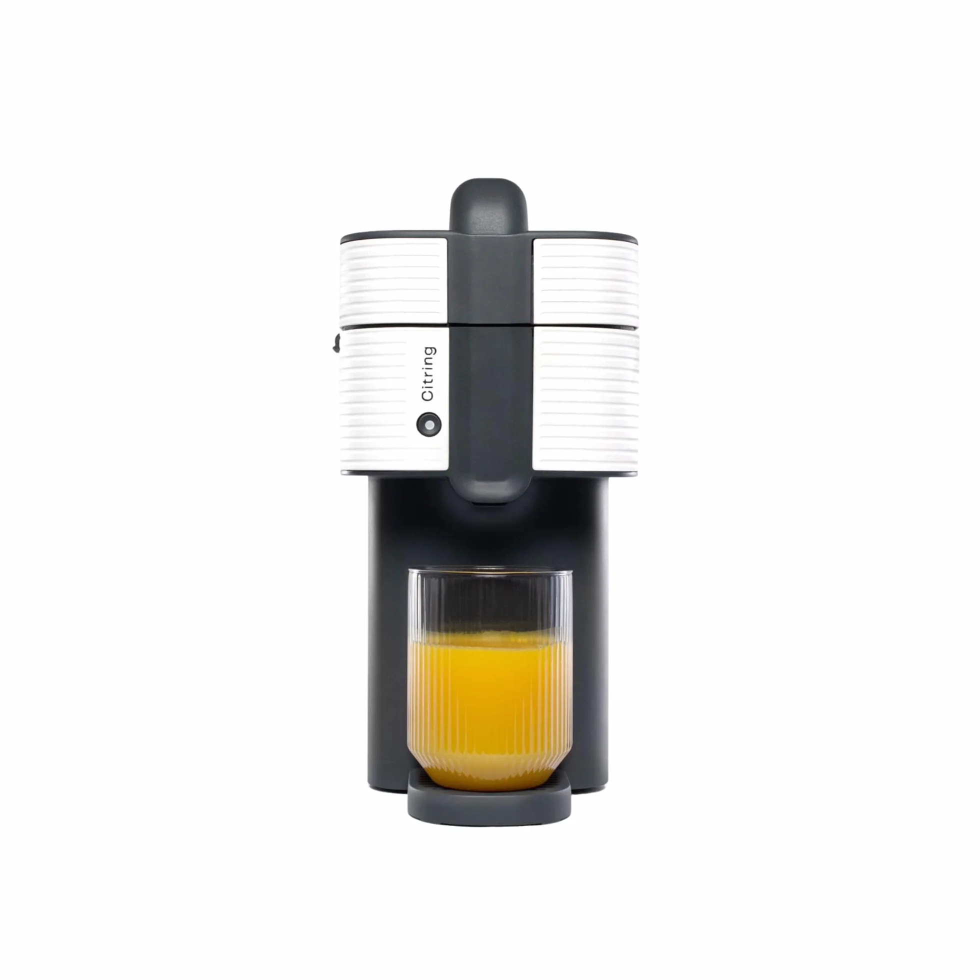 One exprimidor de naranjas electrico automatico | Tu zumo listo en menos de un minuto con solo pulsar un botón - orange juicer machine hecha en España | Más Rápida. Más Limpia. Mejor (BLANCO)