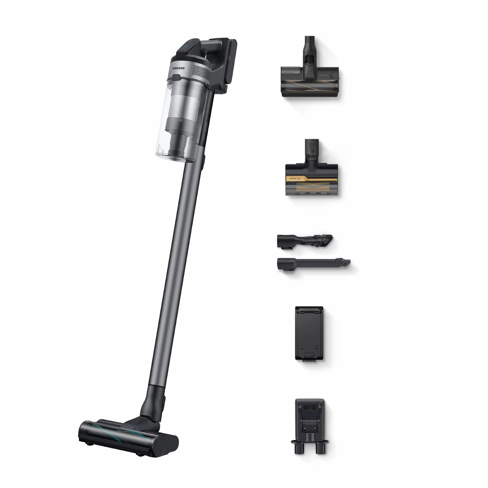 Samsung Aspiradora sin Cable Jet 75E Pet 200AW con Cepillo para Mascotas VS20B75AGR5/WA