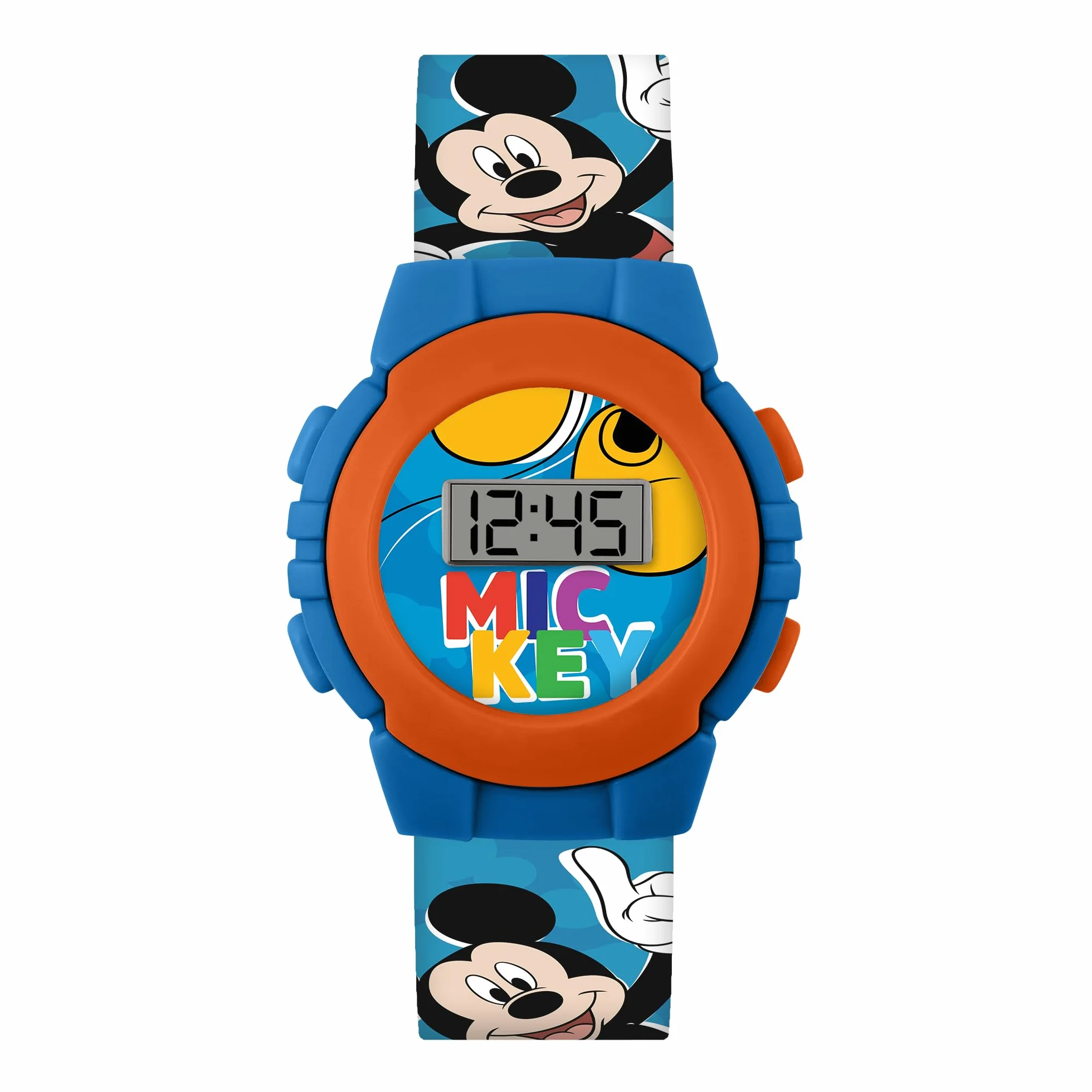 Mickey Mouse Disney MK4164 - Reloj digital multicolor, multicolor, Redondo
