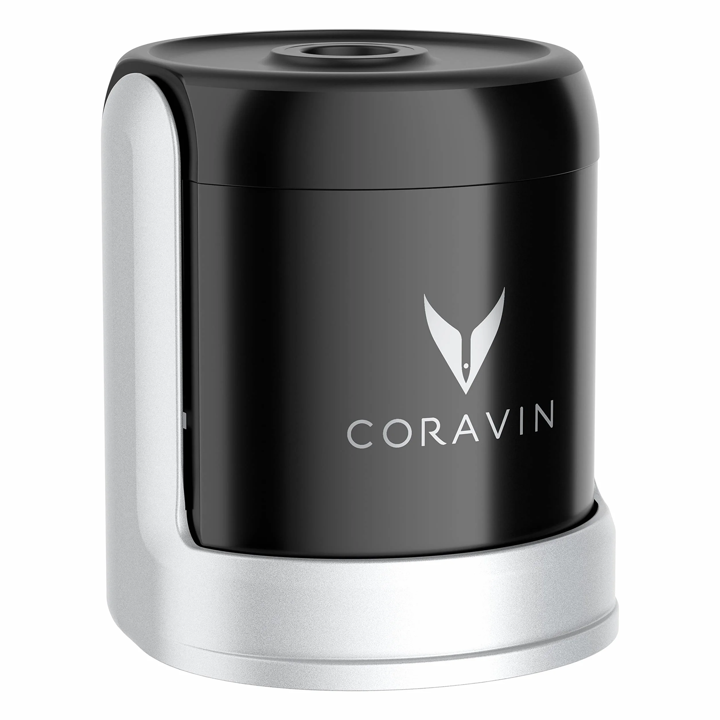 Tapones Coravin Sparkling | Vierta más champán y conserve la frescura de su vino espumoso durante semanas, 2 paquetes, negro