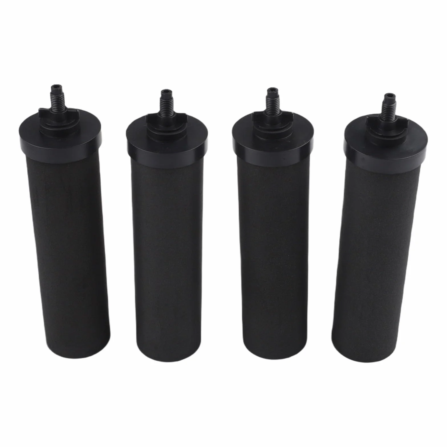 ZYNCUE Paquete de 4 filtros de carbón activado de concha de coco negro para sistemas de filtración por gravedad Larayci, compatibles con modelos Travel Big Royal Crown, 9.67 pulgadas