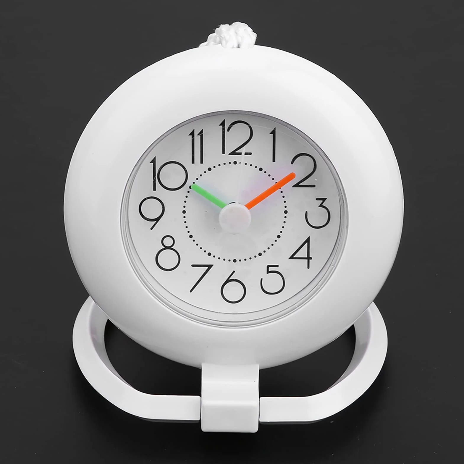 Reloj de Ducha Impermeable Doble Uso Plástico 12,2x9x14,3 Cm Blanco