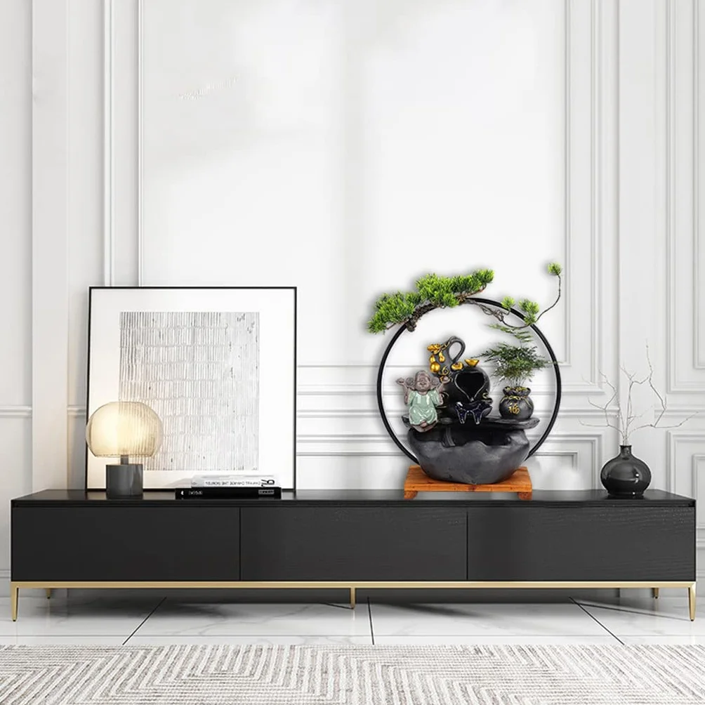 Fuentes De Sobremesa Fuente De Sobremesa Fuente De Agua De Cerámica Adorno para Sala De Estar Mesa De Té Decoración De Oficina Adorno para Entrada De Casa Fue,A