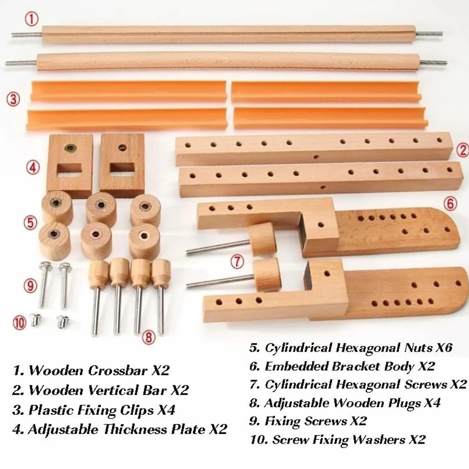 Bastidores de Bordado Accesorio Costura Ajustable Ángulo Madera Natural | Soporte Bastidor Bordado Para Esposa Abuela Principiante Experto En Hogar Y Interior