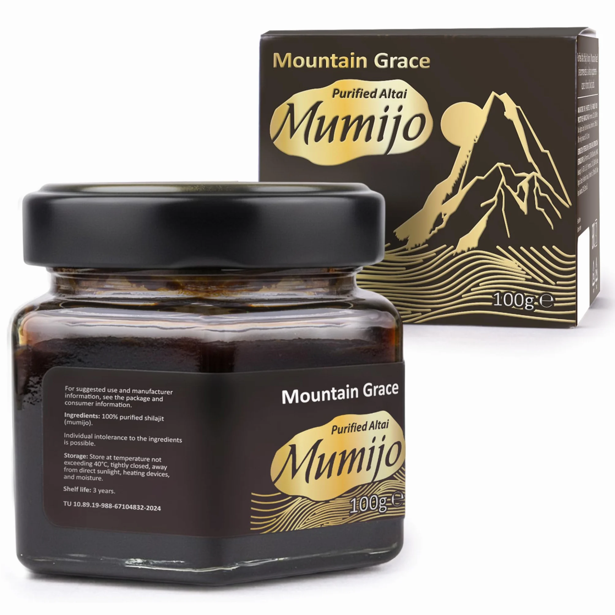 Resina pura natural 100% siberiano de Altái 100g