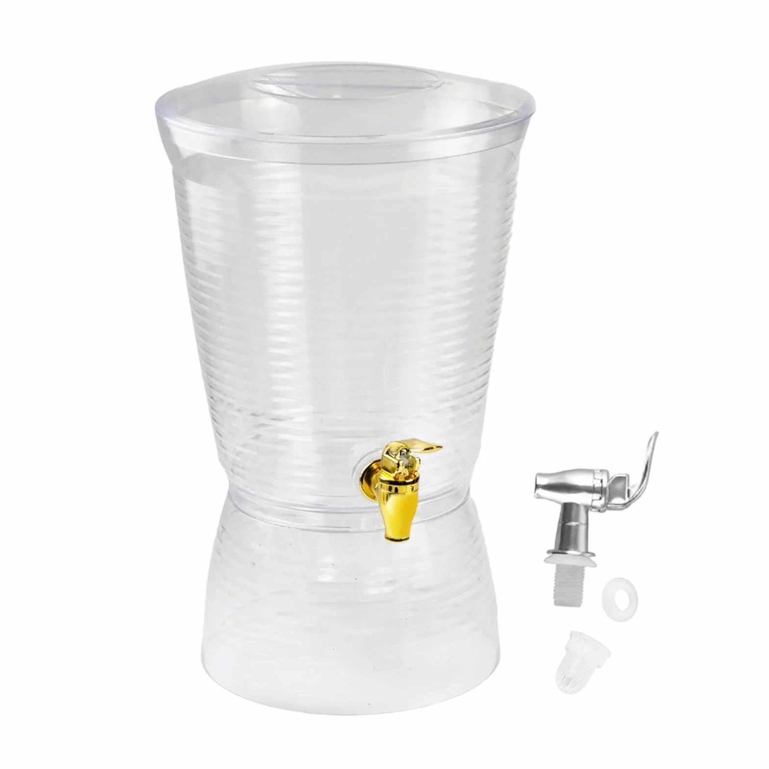 Dispensador de Limonada Contenedor de 6 Litros | Dispensador de Bebidas de Gran Capacidad para , Bodas, Reuniones, Oficina, Restaurante, Cafetería, Cumpleaños, Barbacoa