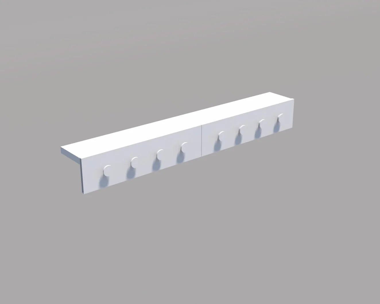Tendedero de pared [2 en 1 con gancho extra] extensible y ahorra espacio | secadora pequeña para pared | estante de secado de ropa atemporal práctico – (blanco, 80 cm)