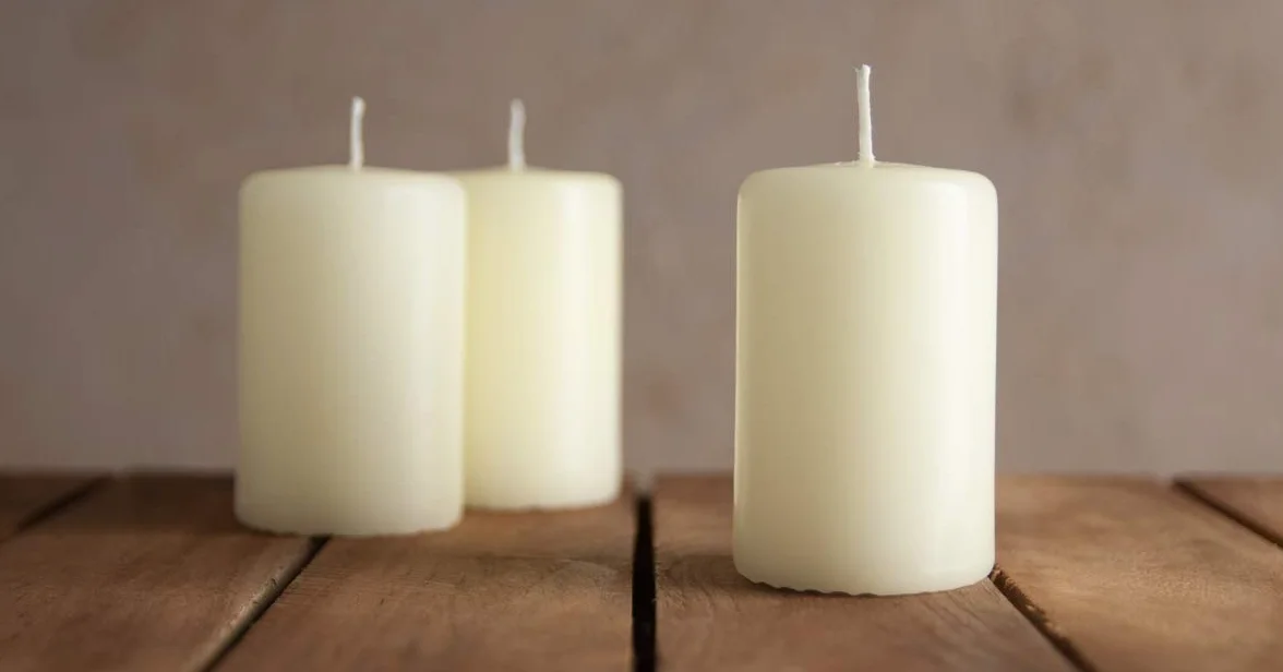 Papstar Velas Ivory 80 x 150 mm