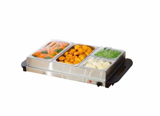 Servidor Buffet Calentador plano