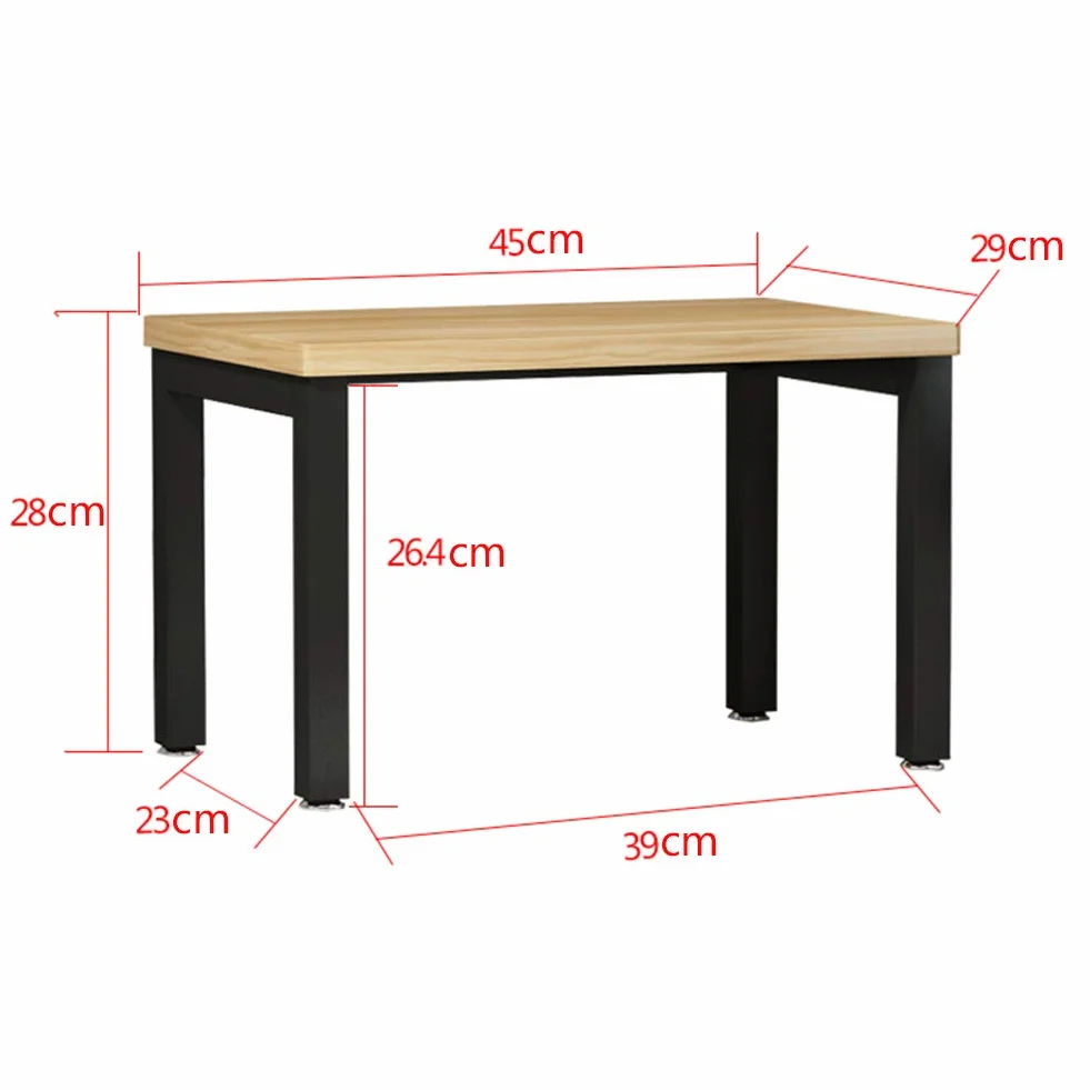 ZXCC Sencillo Cocina Estantería Microondas Encimera, Acero Almacenamiento Madera Estantes Utilidad Soportes Organizador Multiuso Especia Contador Gabinete Metálico Marco-a-Amarillo 2-Niveles