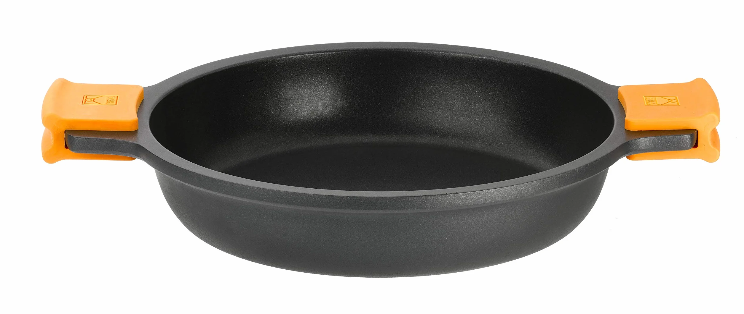 BRA Efficient | Cacerola baja antiadherente sin tapa, apta para todo tipo de cocinas e inducción, 45 cm