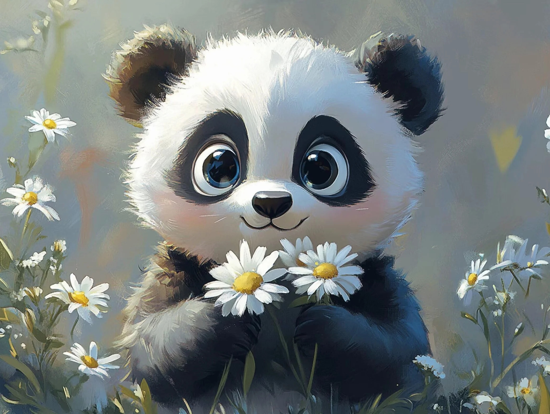 Pintar por Numeros panda Pinturas Acrilicas planta Pintura por Numeros Adultos Lienzos para Pintar, Pintura Acrilica Manualidades, Decoración para Hogar, Regalos Cumpleaños, 90x120cm Sin Marco, q-904