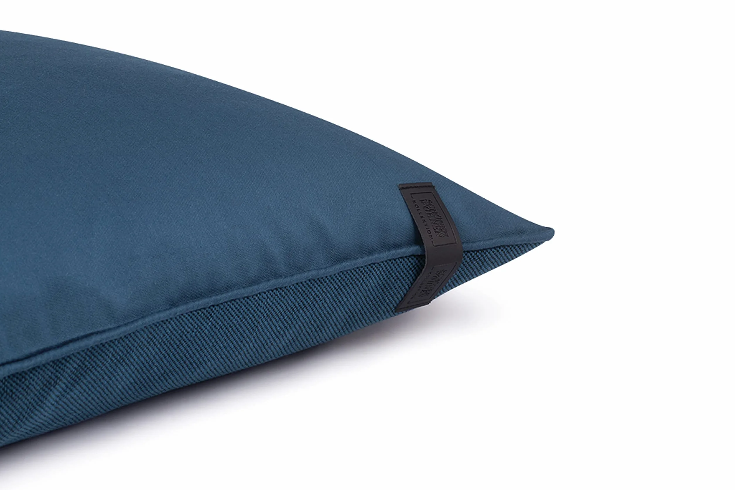 Schöner Wohnen Kollektion Juego de 2 fundas de cojín blandas, 45 x 45 cm, algodón, cojín decorativo azul, sin relleno, lavable, fácil de limpiar