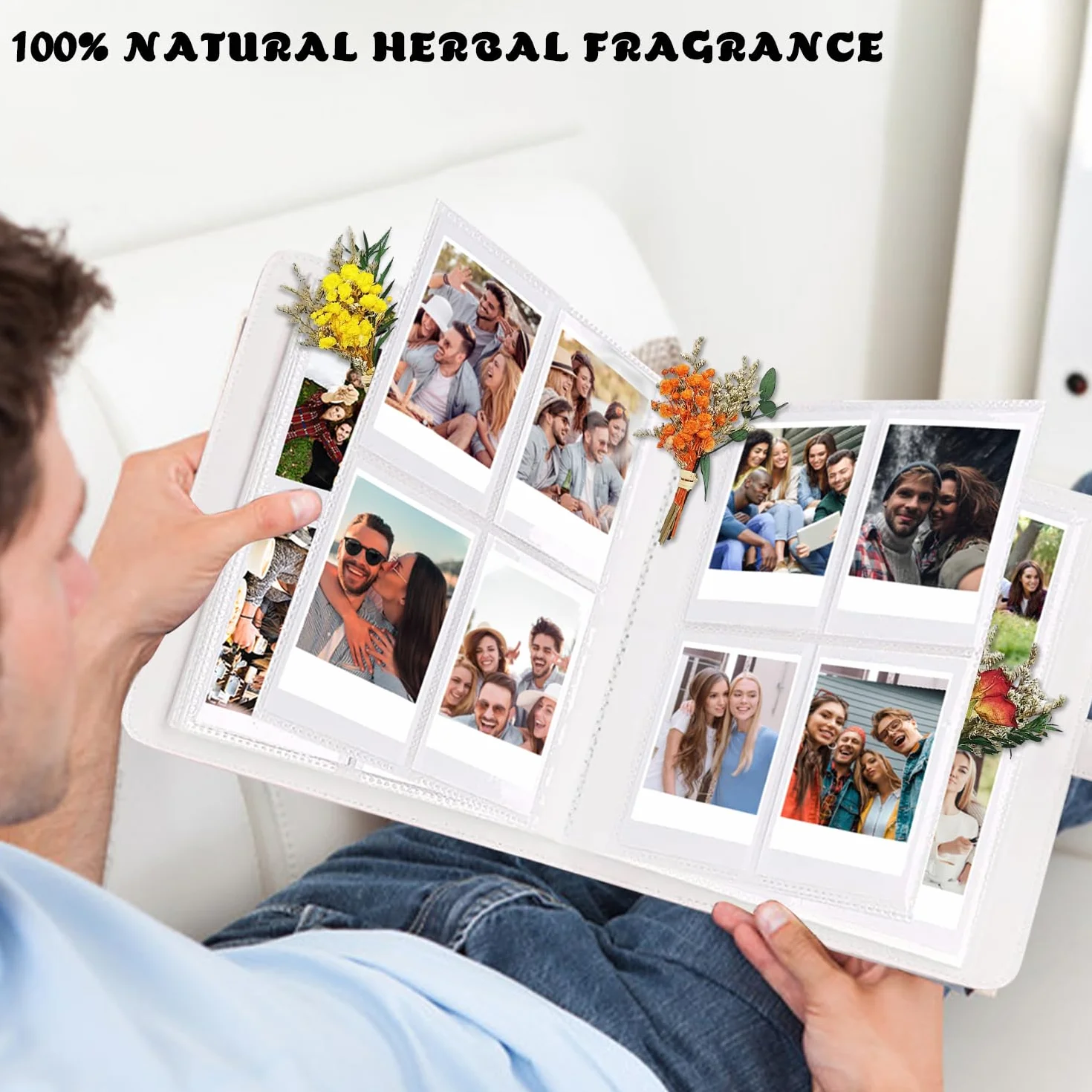 Ramos Miniaturas de Flores Secas Decoración Natural 10 Piezas para Scrapbooks Bullet Journals Álbumes
