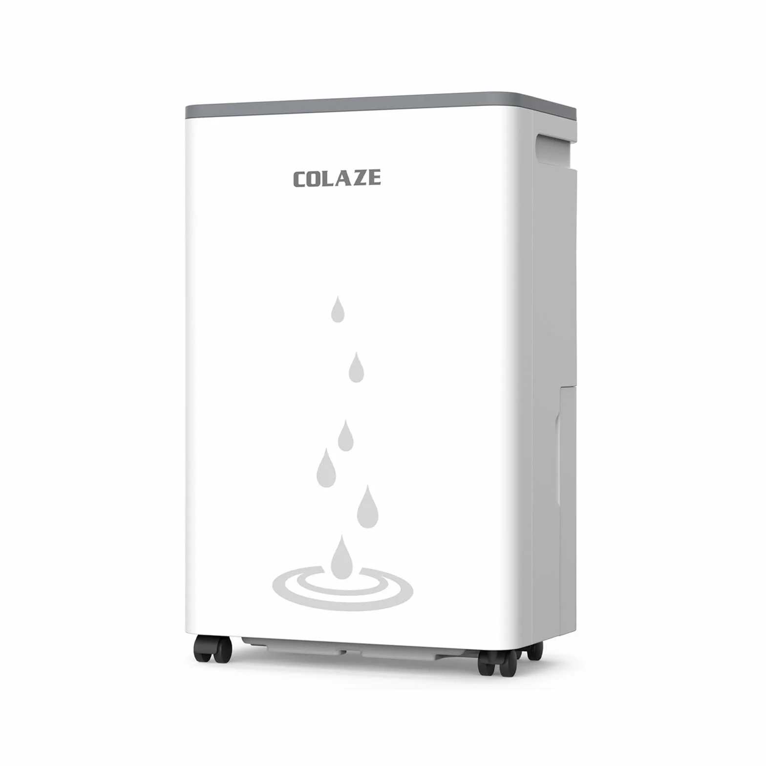 COLAZE Deshumidificador 20L/día, Deshumificadores de Humedad Silencioso, Modo Secado de Ropa y Auto Antihumedad,Drenaje Continuo, Ideal para Baños, Dormitorios, Sótanos