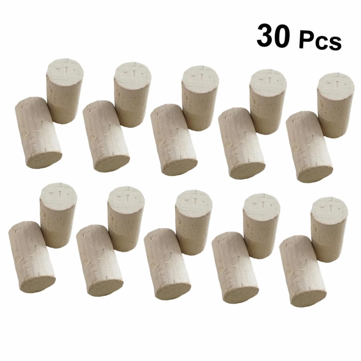 SHOWERORO Juego De 3 Tapones De Corcho para Vino para Sellar Botellas Herméticos Y para Conservar El Vino (30 Unidades)