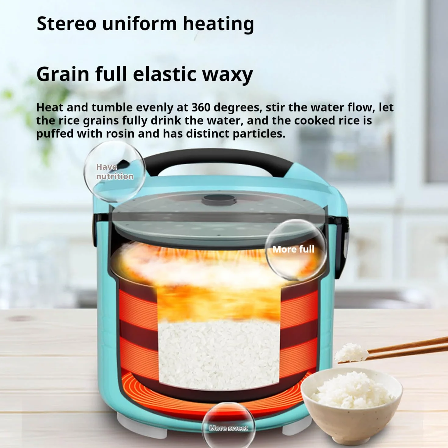 Olla Arrocera para Camion 24v,Portátil Multifuncional Mini Rice Cooker 12 V,para Viajar, Acampar y Hacer picnics,12v/Car,5L