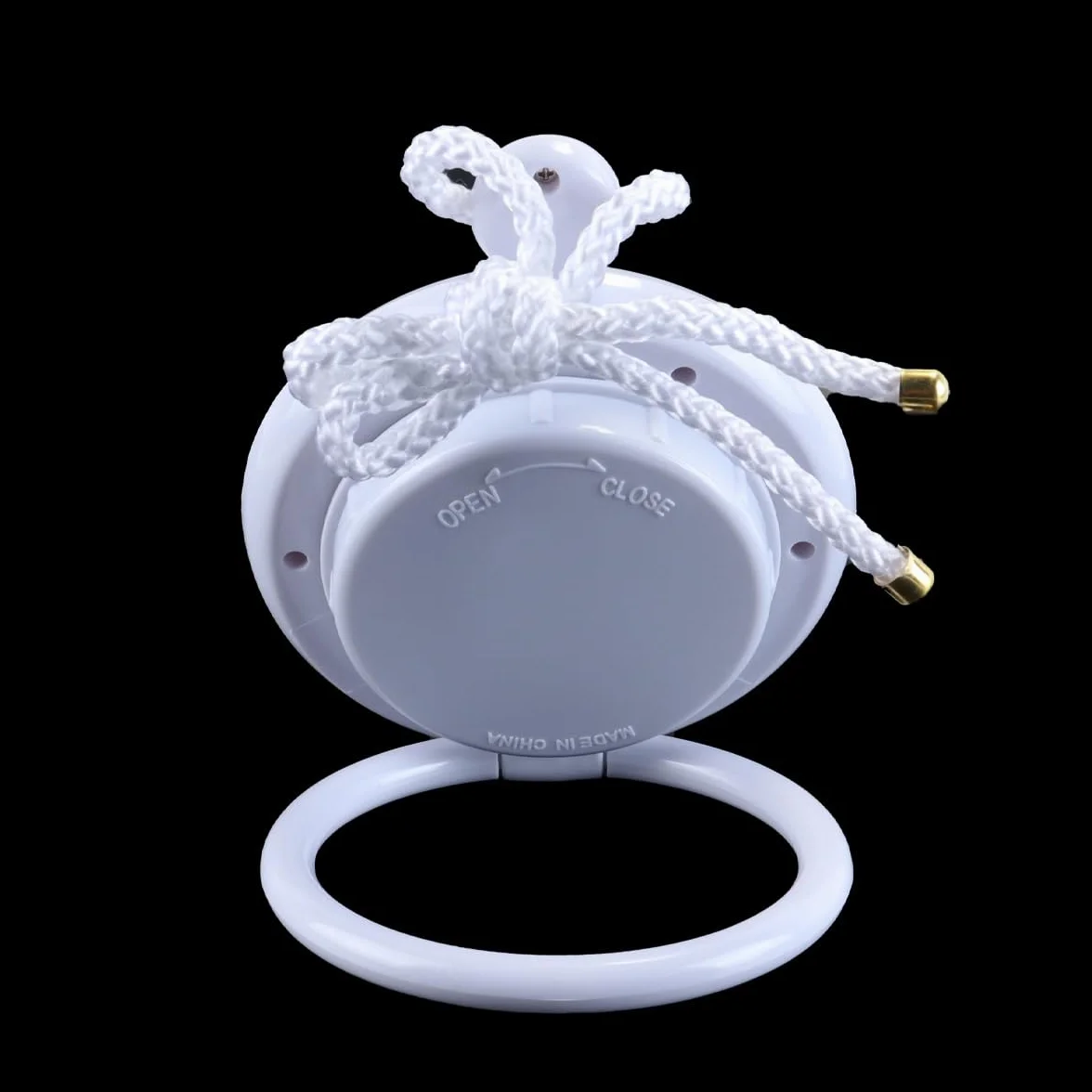 Reloj colgante digital para baño resistente al agua blanco pequeño