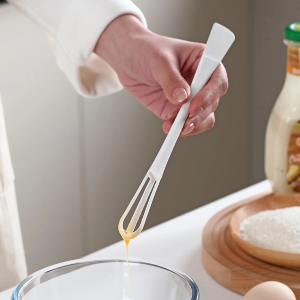 Varillas Cocina Espumador De Leche Batidor De Huevos Batidor De Huevos Manual Batidor De Huevos Multifuncional For El Hogar Batidor De Crema De Cocina Batidora De Leche